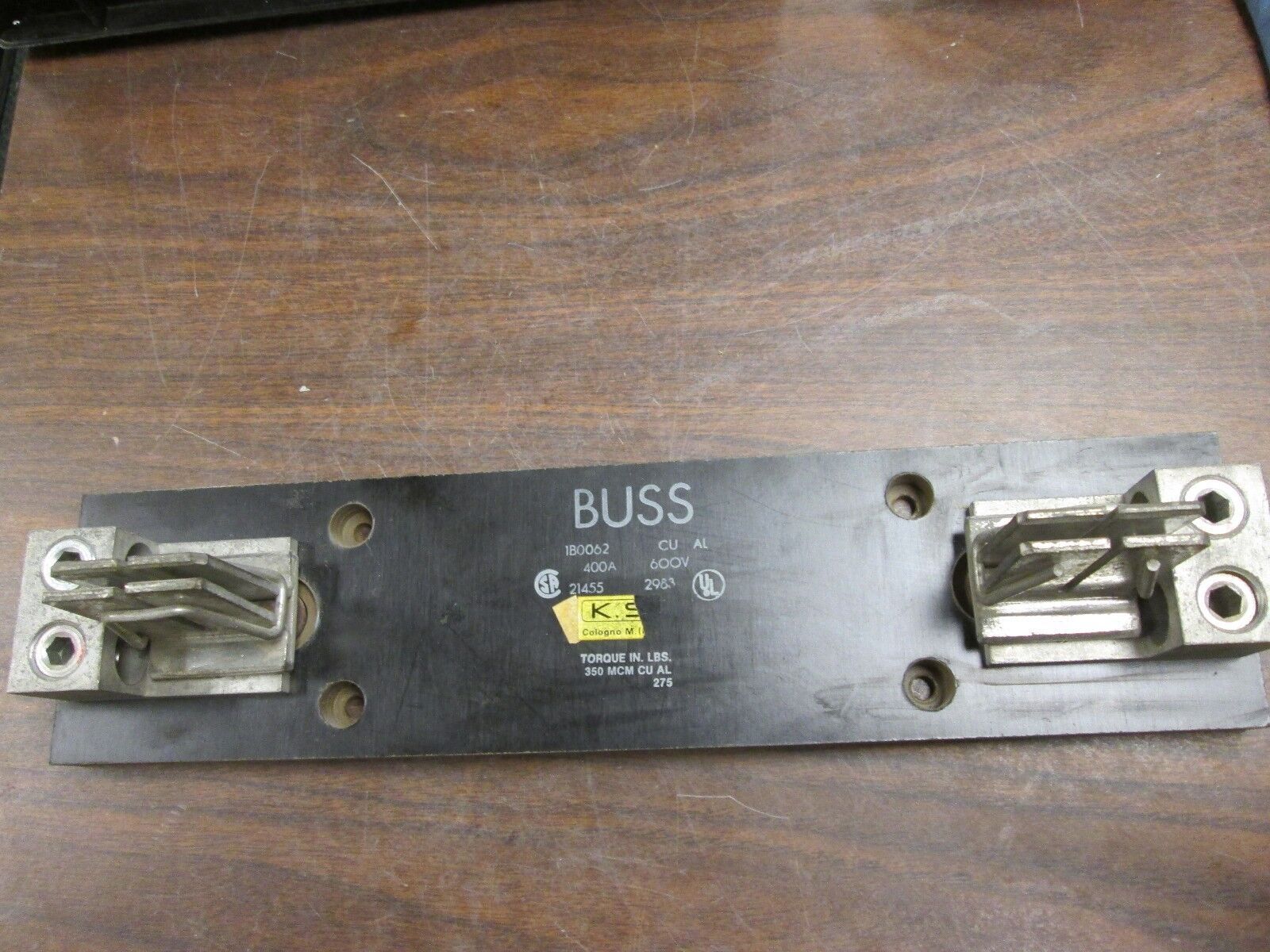 Bussmann Fuse Holder 1B0062 400A 600V 1P Used