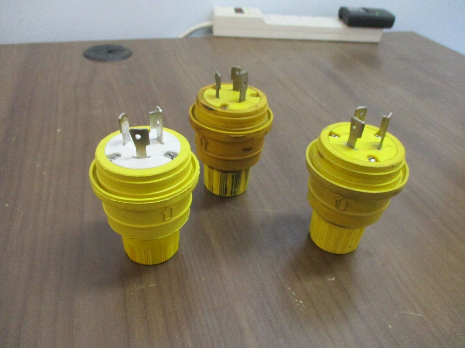 Misc. Brand Watertight Plug Nema L5-20P 20A 125V *Lot of 3* Used