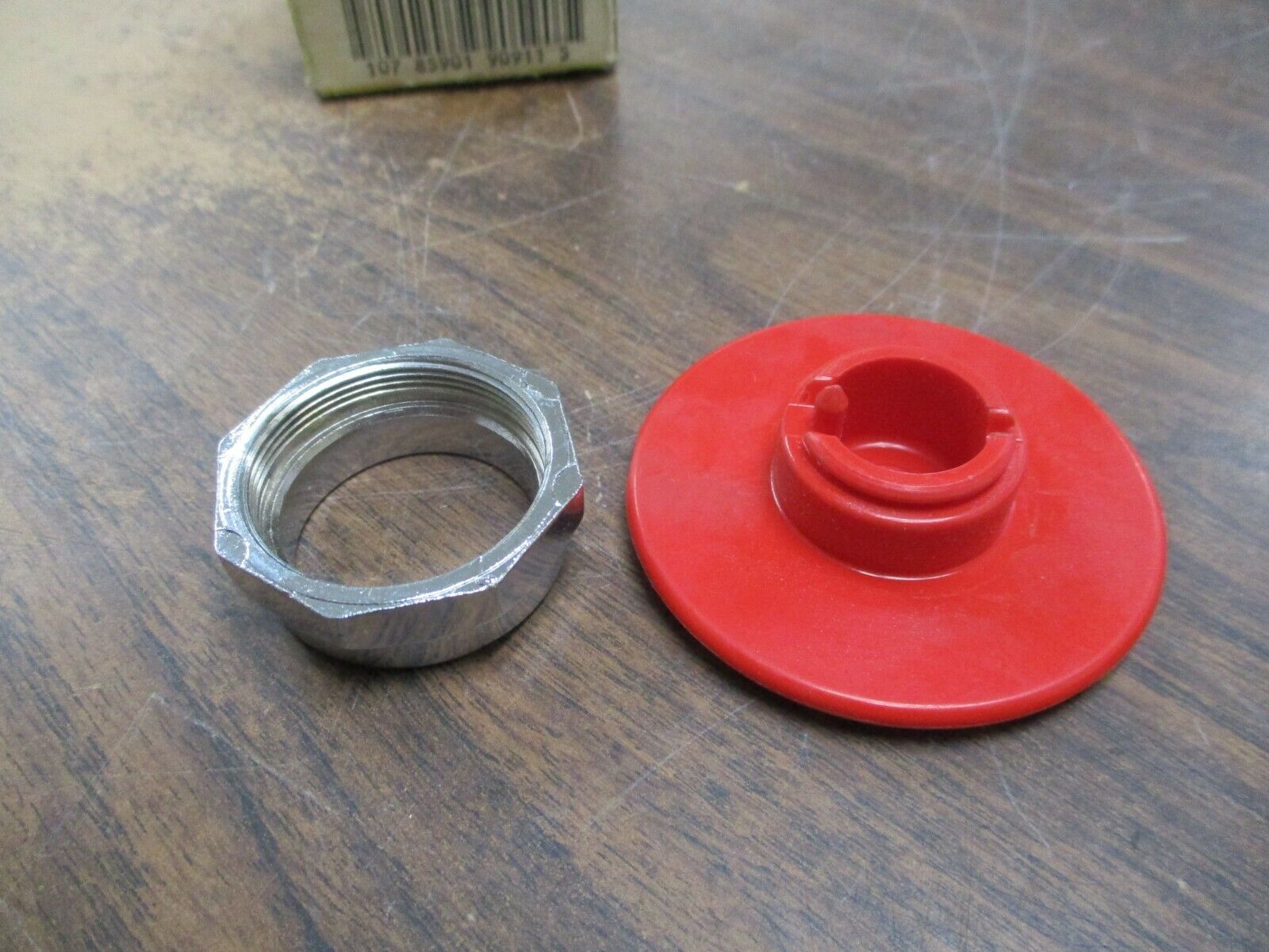 Square D Mushroom Button Kit 9001 K-16R Ser. H 1-3/8" Red New Surplus
