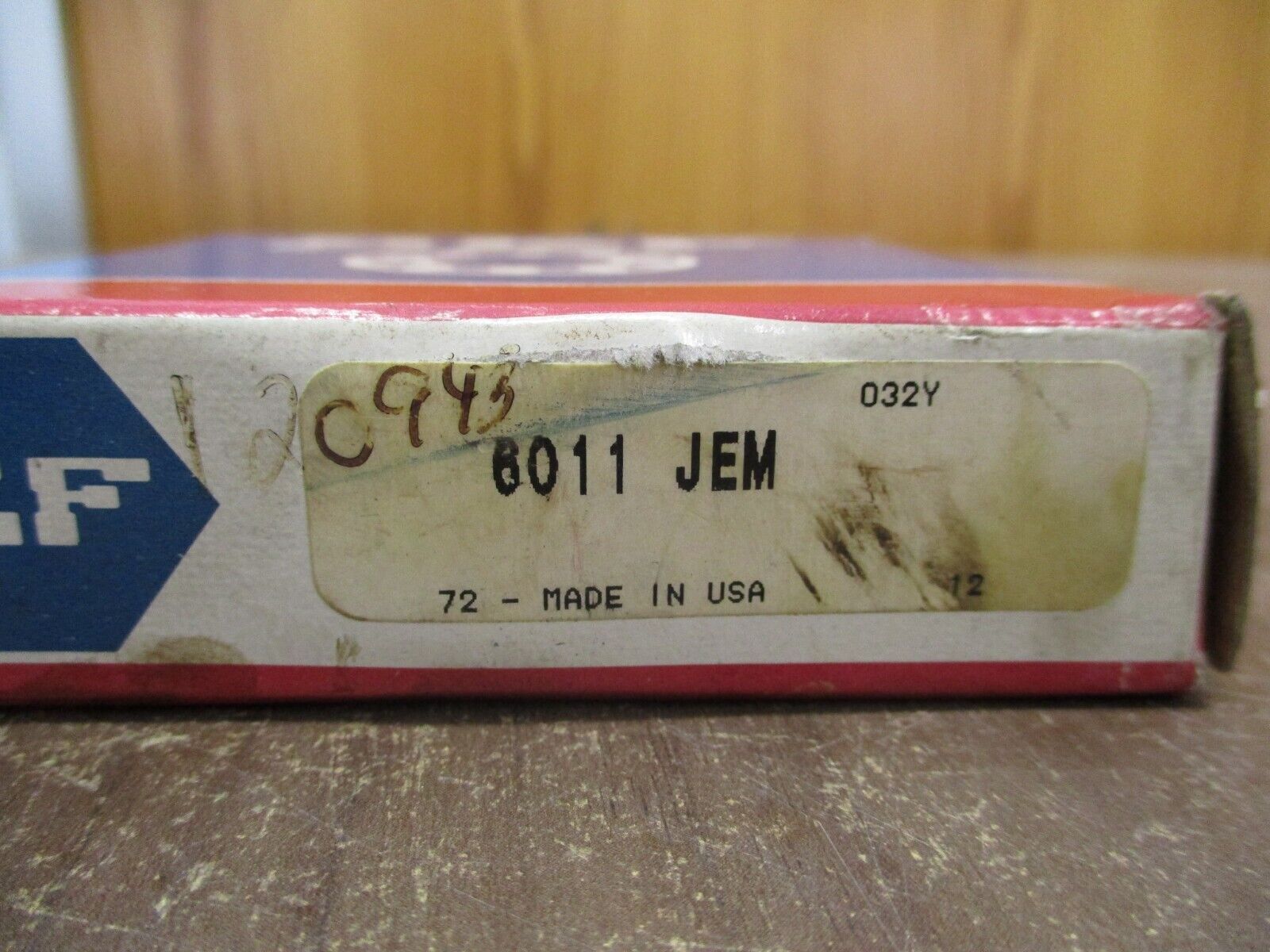 SKF Bearing 6011 JEM New Surplus