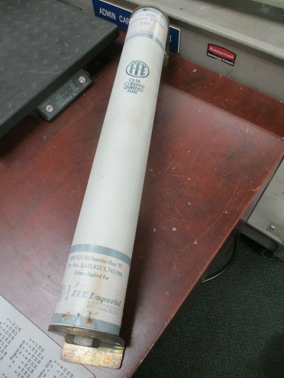 ITE CL-14 Fuse 225-007-974 65E 15.5KV Used