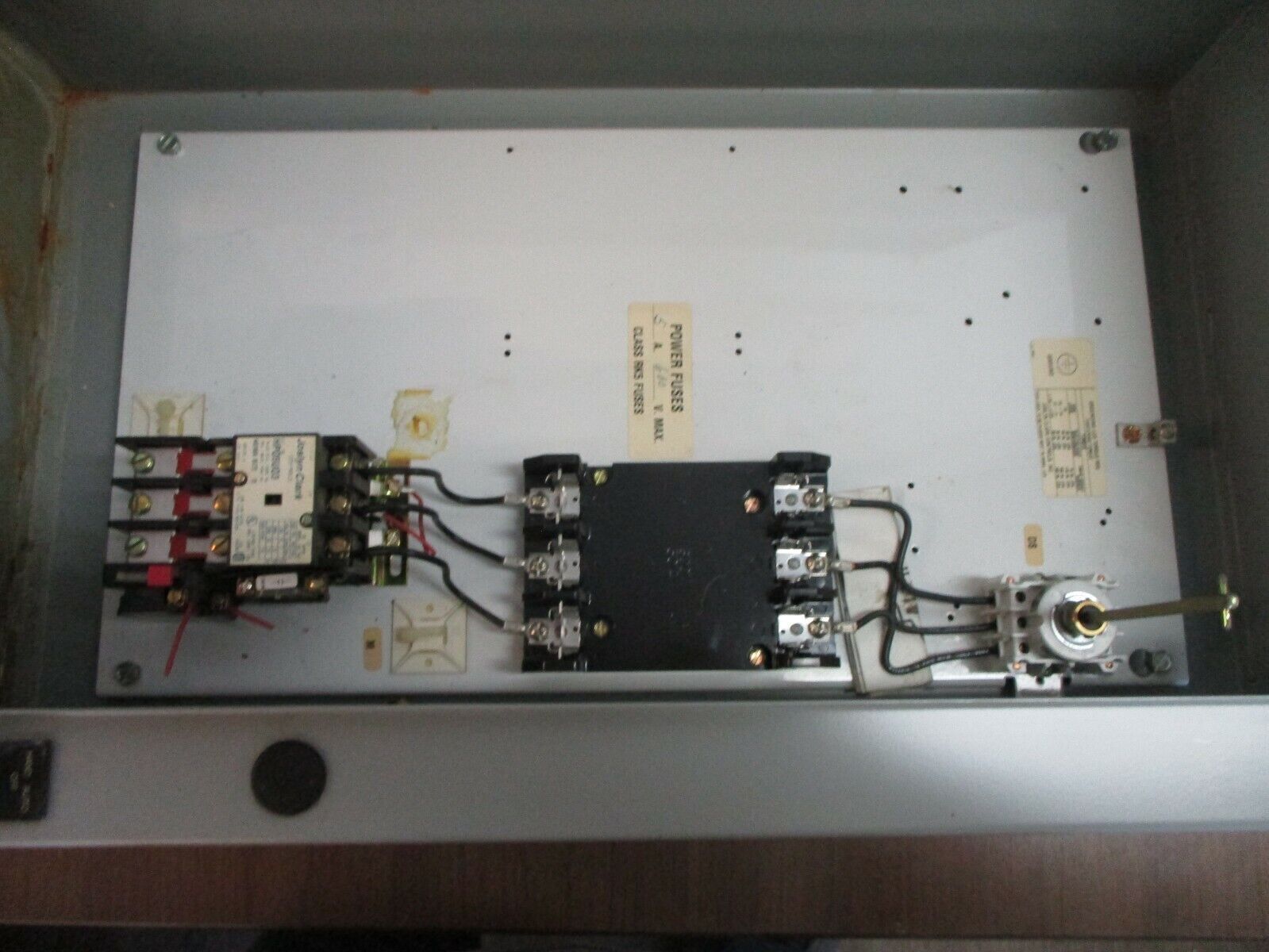 Joslyn Clark Fusible Size 0 Combination HP05U03 480V Coil 18A 600V Used