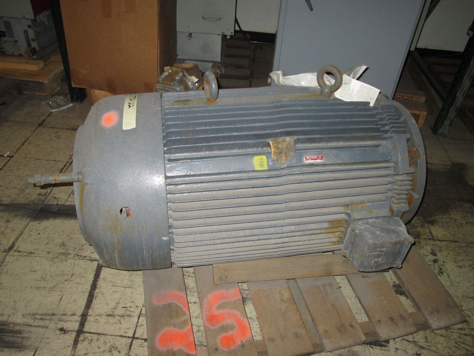 Westinghouse Motor TBFC 200HP 1800 RPM 449HPH Frame 2300V 45A