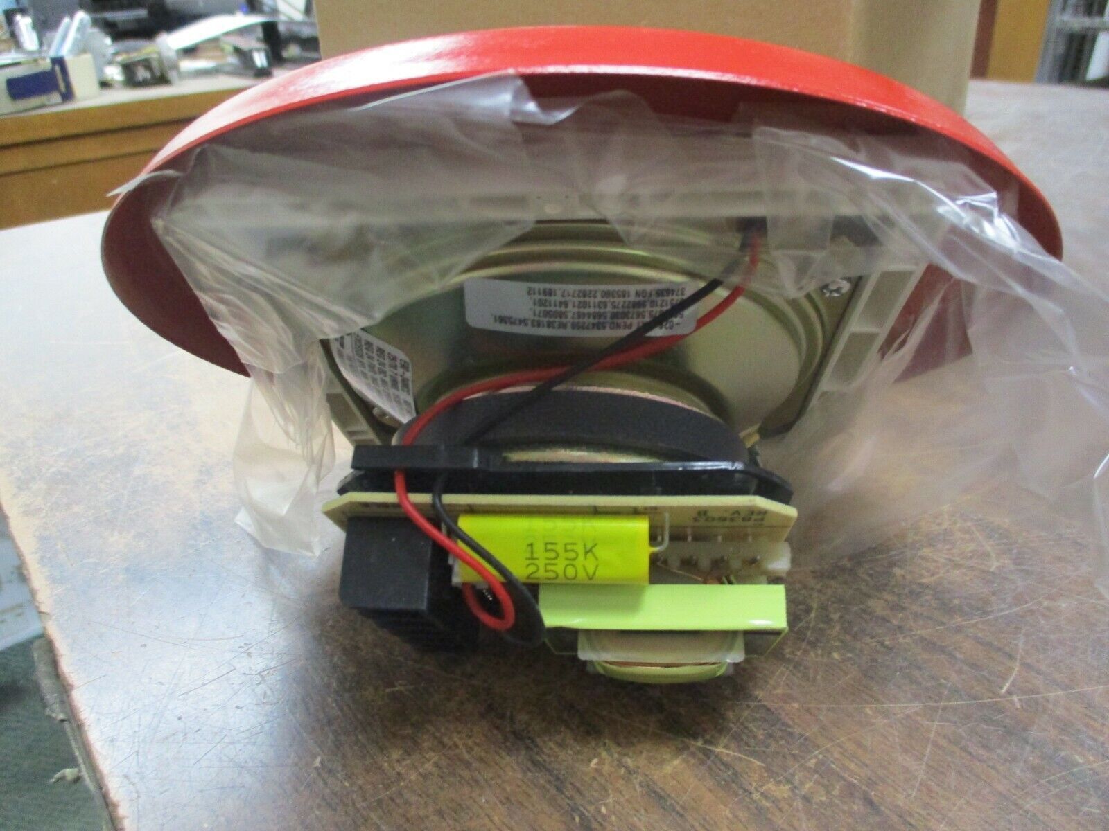 Wheelock Strobe Speaker E90-24MCC-FR Strobe: 24VDC 15/30/75/95cs Red New Surplus