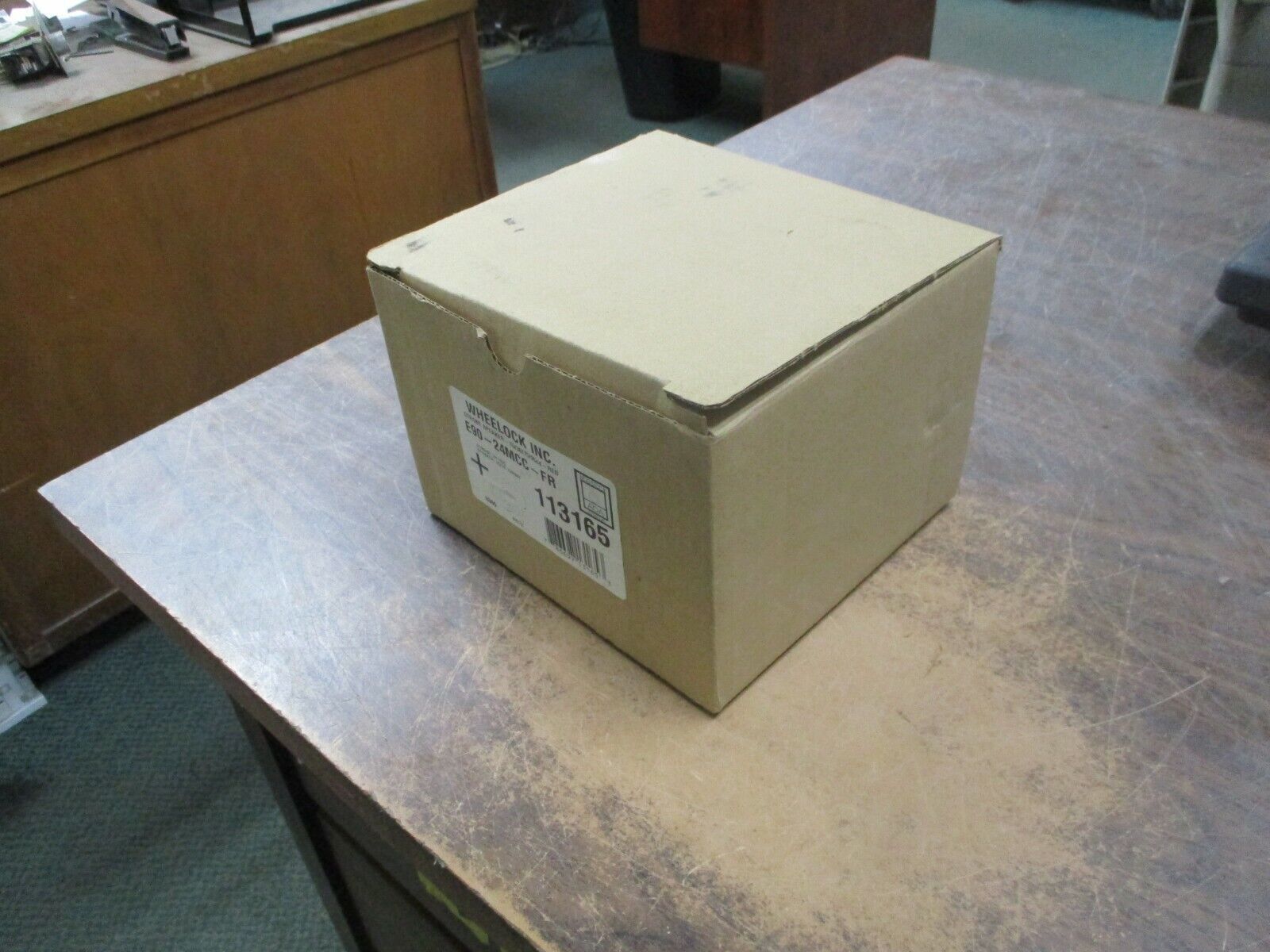 Wheelock Strobe Speaker E90-24MCC-FR Strobe: 24VDC 15/30/75/95cs Red New Surplus