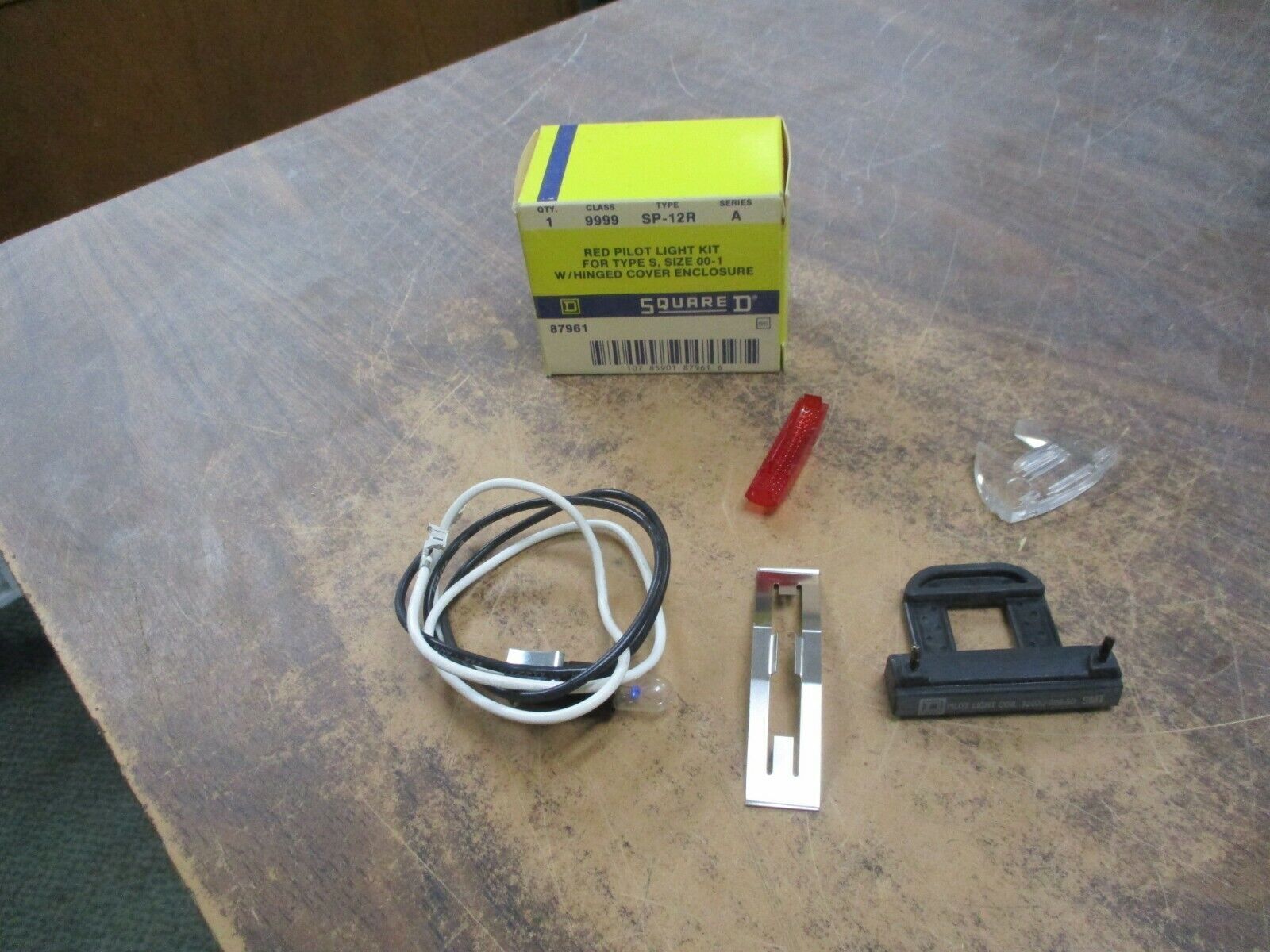 Square D Red Pilot Light Kit 9999 SP-12R Ser A For Type S,Size 00-1 New Surplus