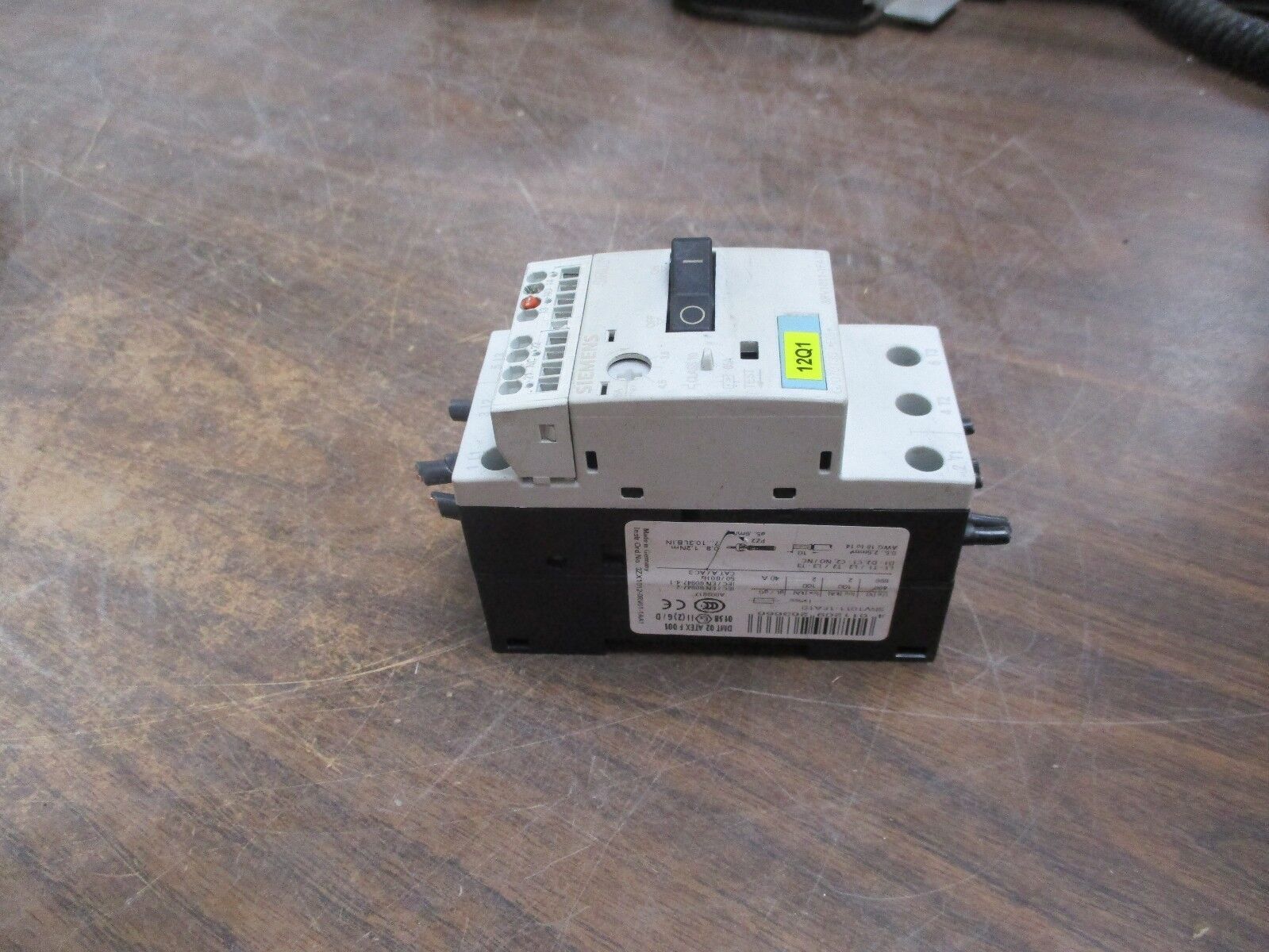 Siemens Sirius Motor Protector 3RV1011-1FA10 Trip: 3.5-5A Used