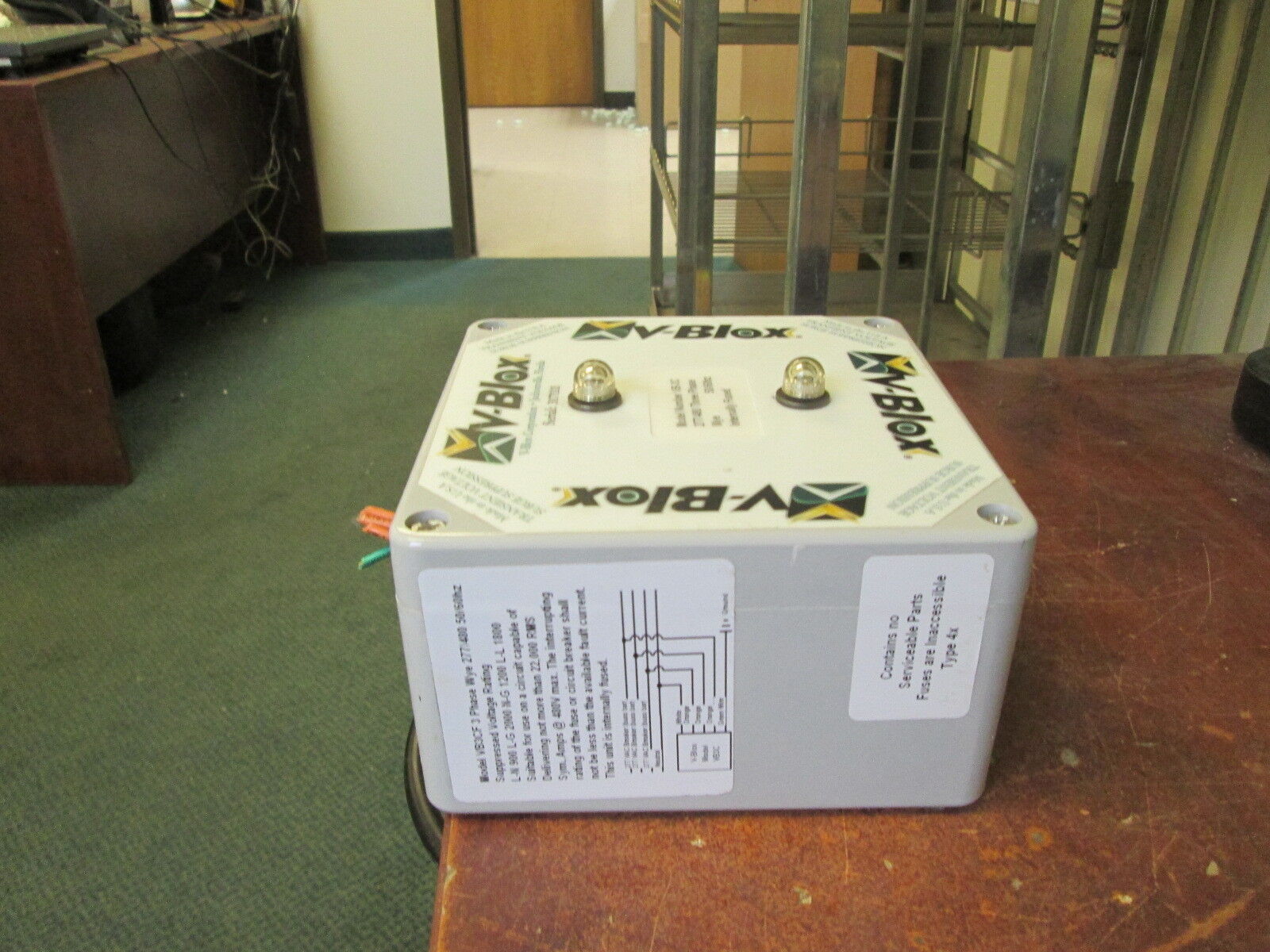 V-Blox Transient Voltage Surge Suppressor VB3CF 277/480V 3Ph 1800 L-L 900 L-N