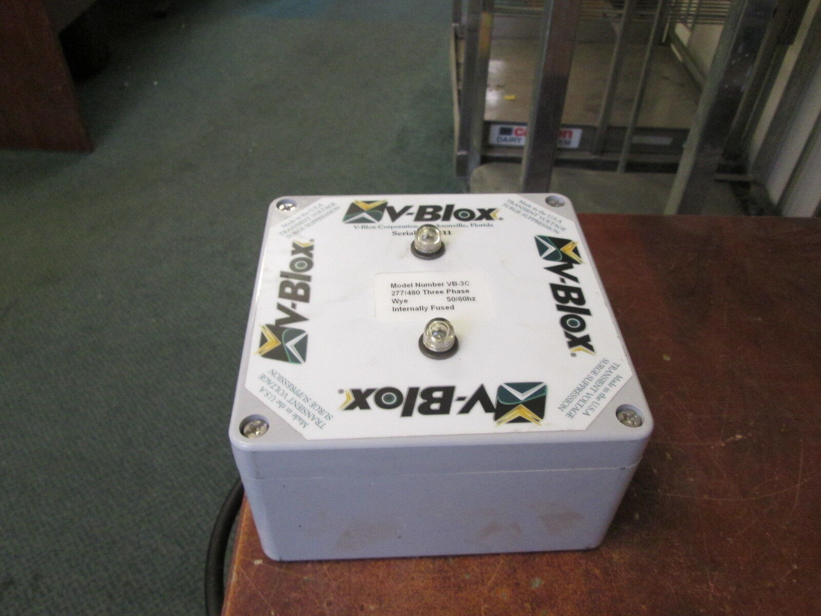 V-Blox Transient Voltage Surge Suppressor VB3CF 277/480V 3Ph 1800 L-L 900 L-N