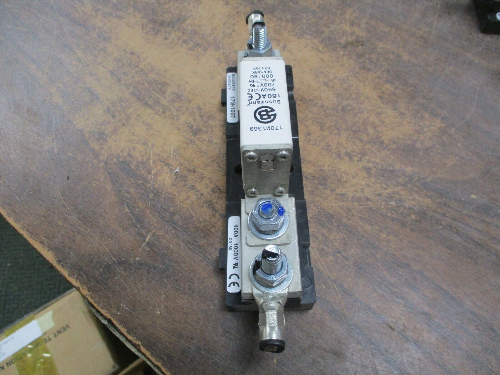 Bussmann Fuse w/ Fuse Holder 170M1369 160A 660V Used