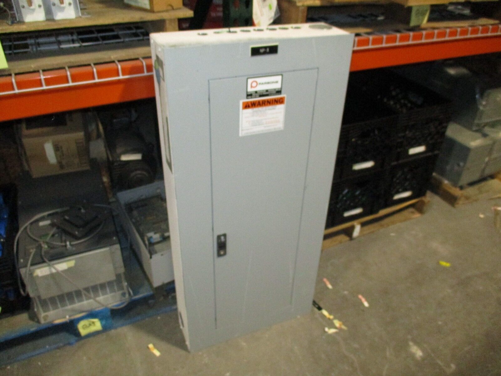 GE Main Breaker Circuit Breaker Panel AQF3421ATX 125A Max, 100A Main 208/120V