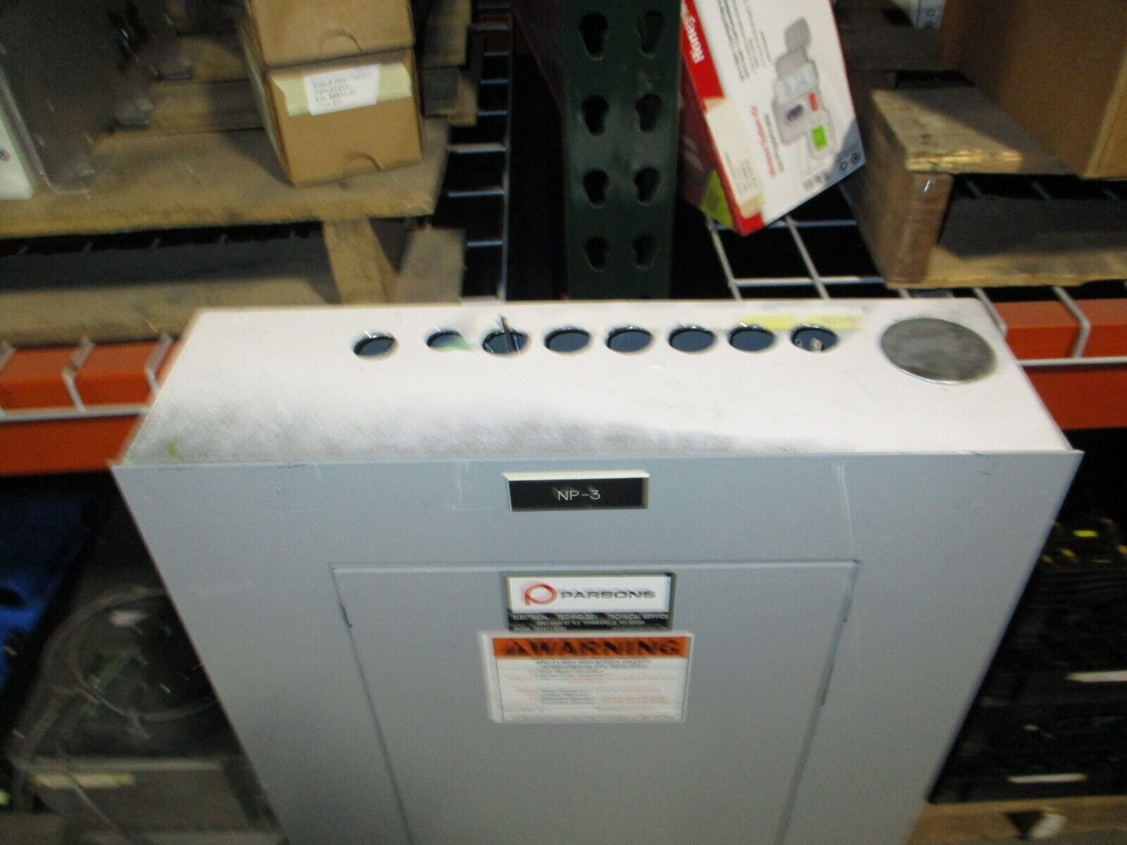 GE Main Breaker Circuit Breaker Panel AQF3421ATX 125A Max, 100A Main 208/120V