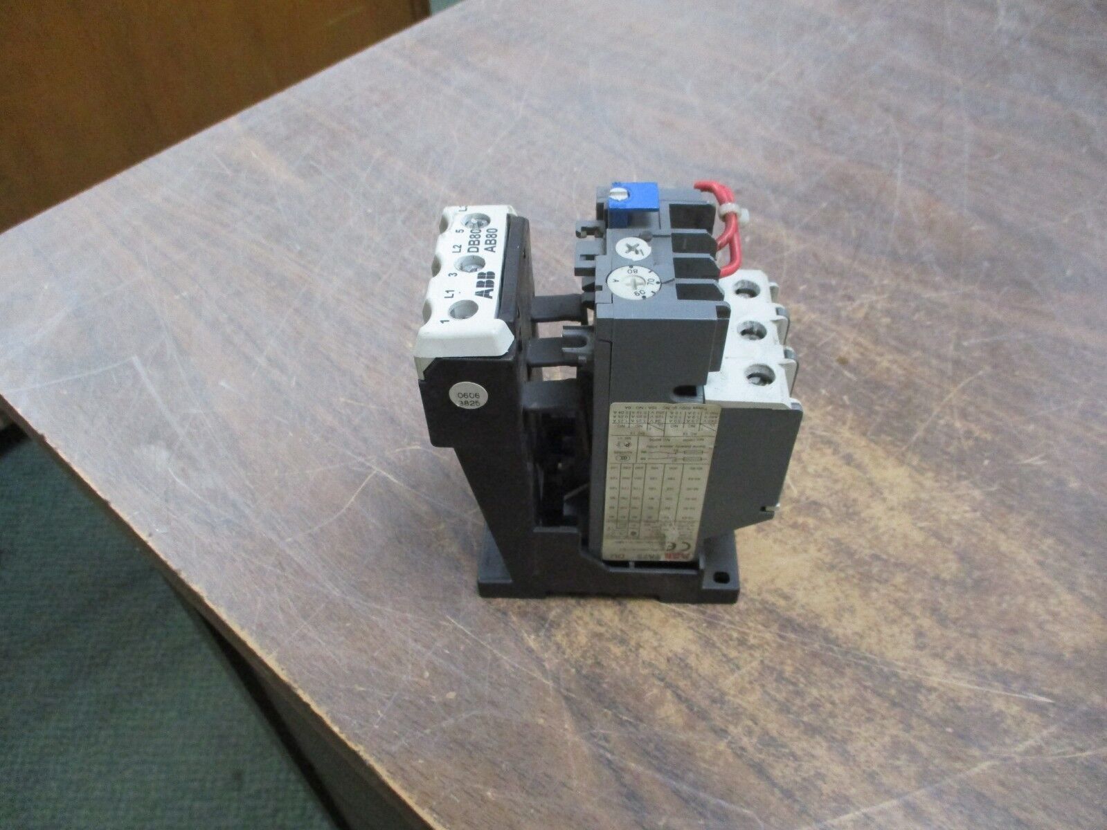 ABB Solid State Overload w/ Din Rail Adapter TA75 DU Trip: 60-80A Used