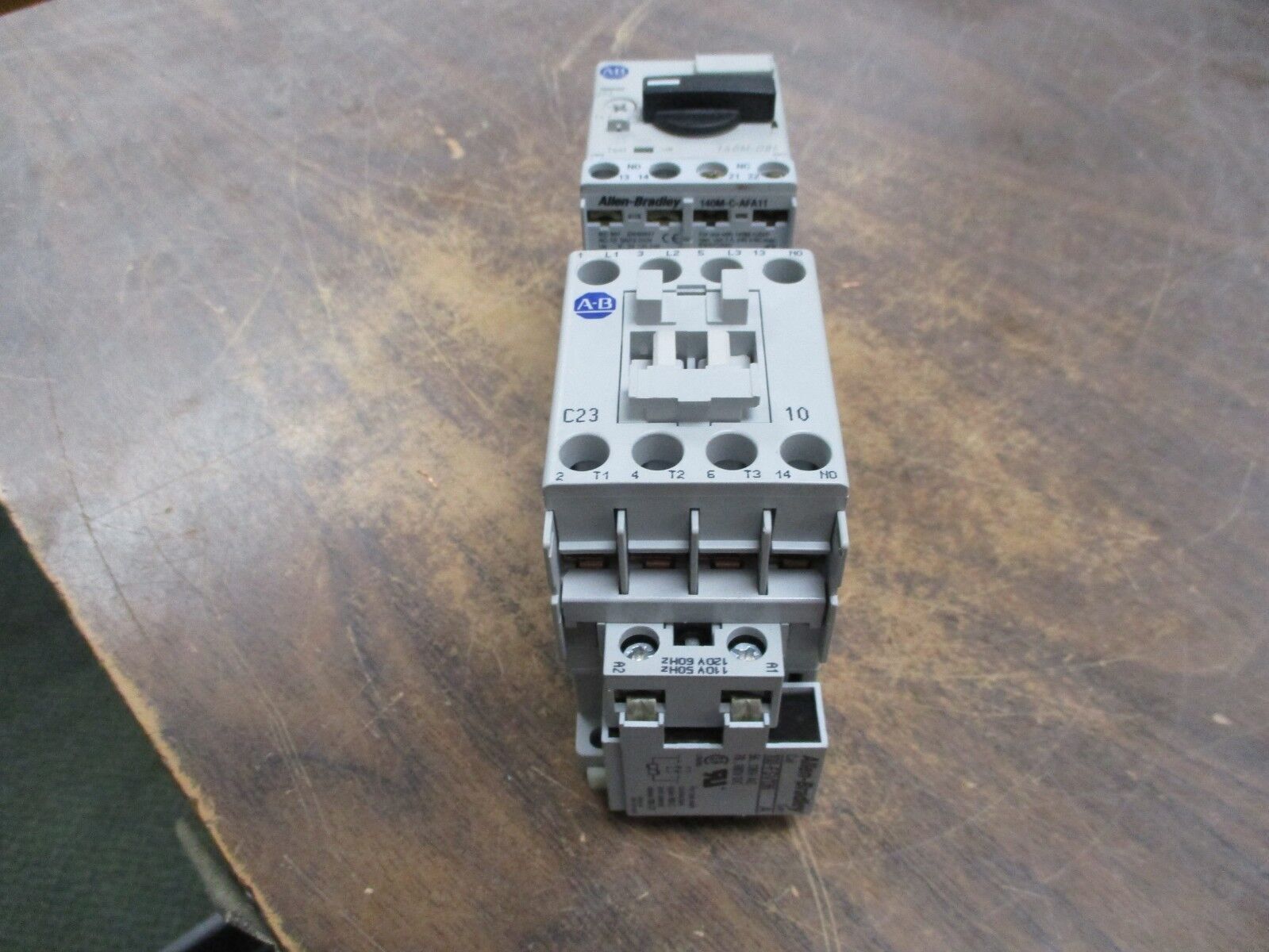 Allen-Bradley Starter 190E-DND2-DC25X Ser. B 120V Coil 30A 600V Trip:14.5-20A