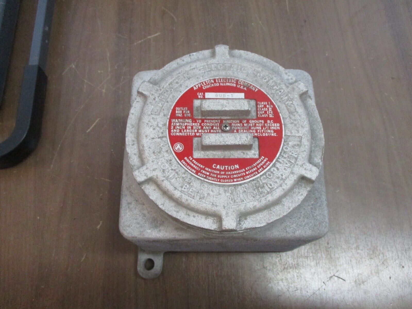 Appleton Explosion Proof Outlet Box GUB-1 *No Box* New Surplus