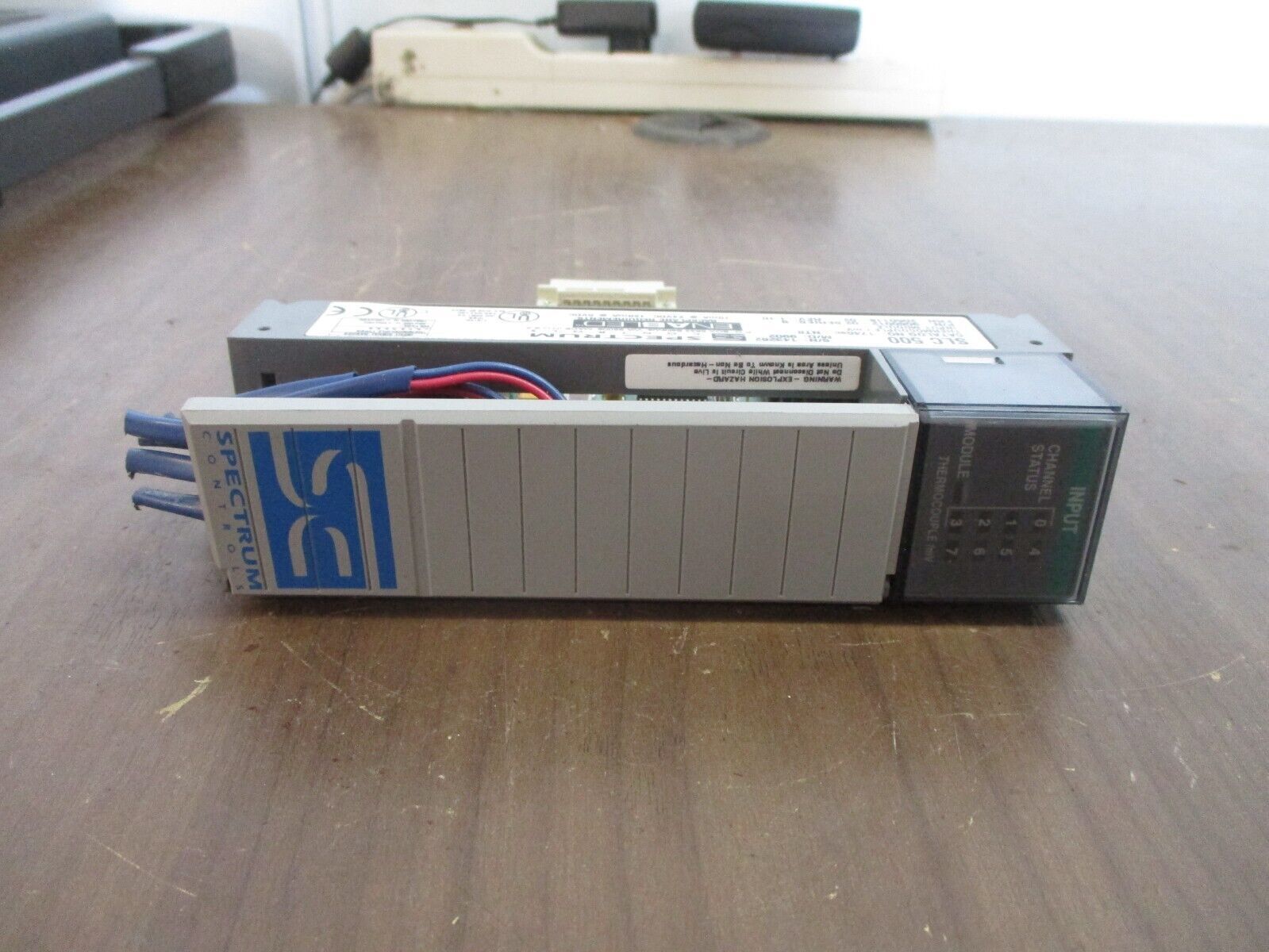 Spectrum Controls SLC 500 Thermocouple / mV Input Module 1746sc-NT8 Ser. B Used