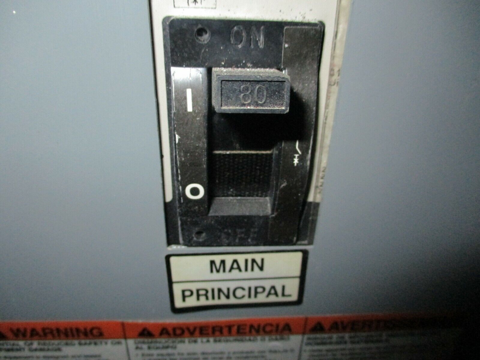 Square D Main Breaker Circuit Breaker Panel 12192539680100001 80A Max 208Y/120