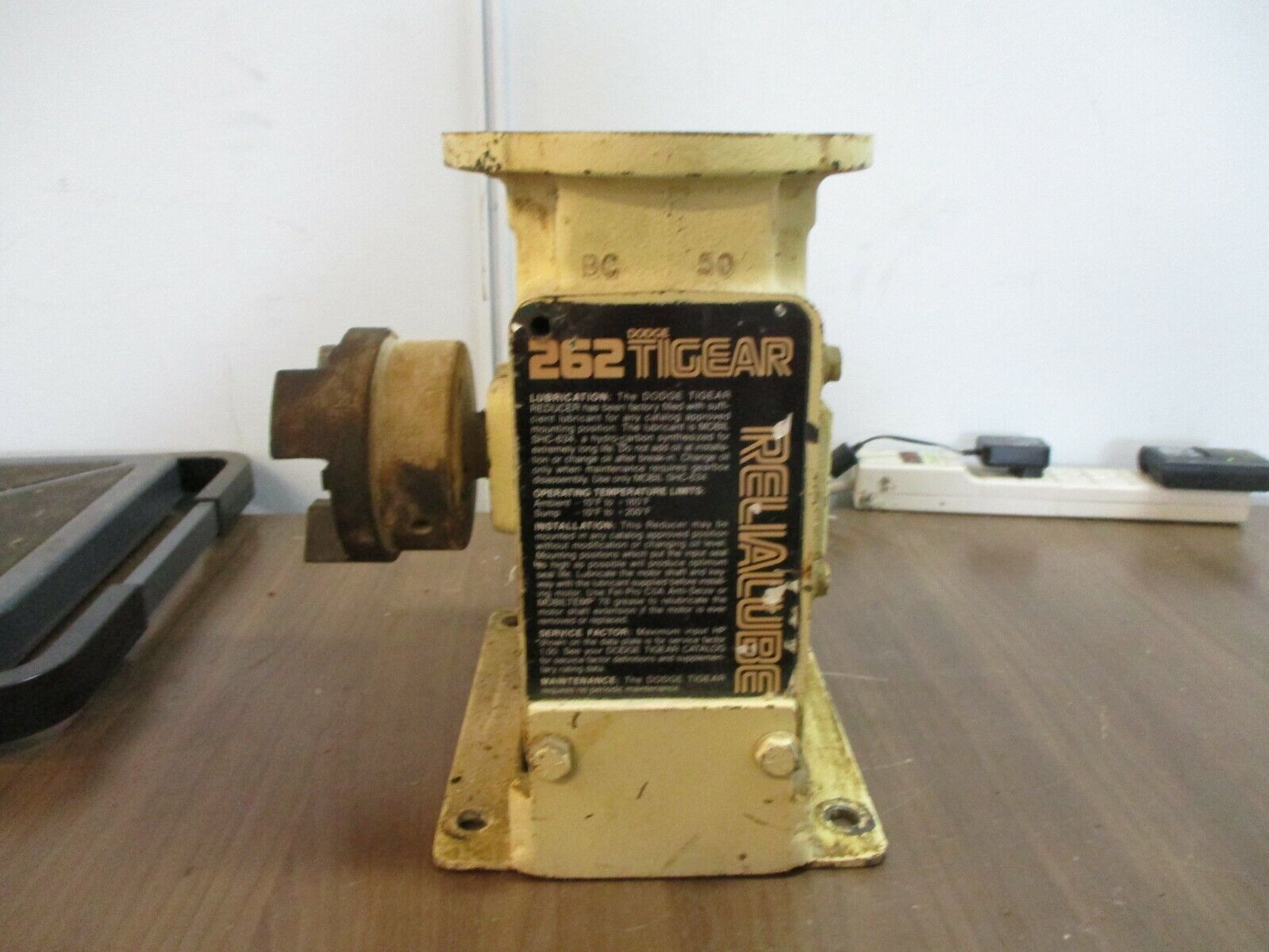 Dodge Tigear Reducer 56/262-50 Ratio 50:1 0.90HP In 1750RPM In Used