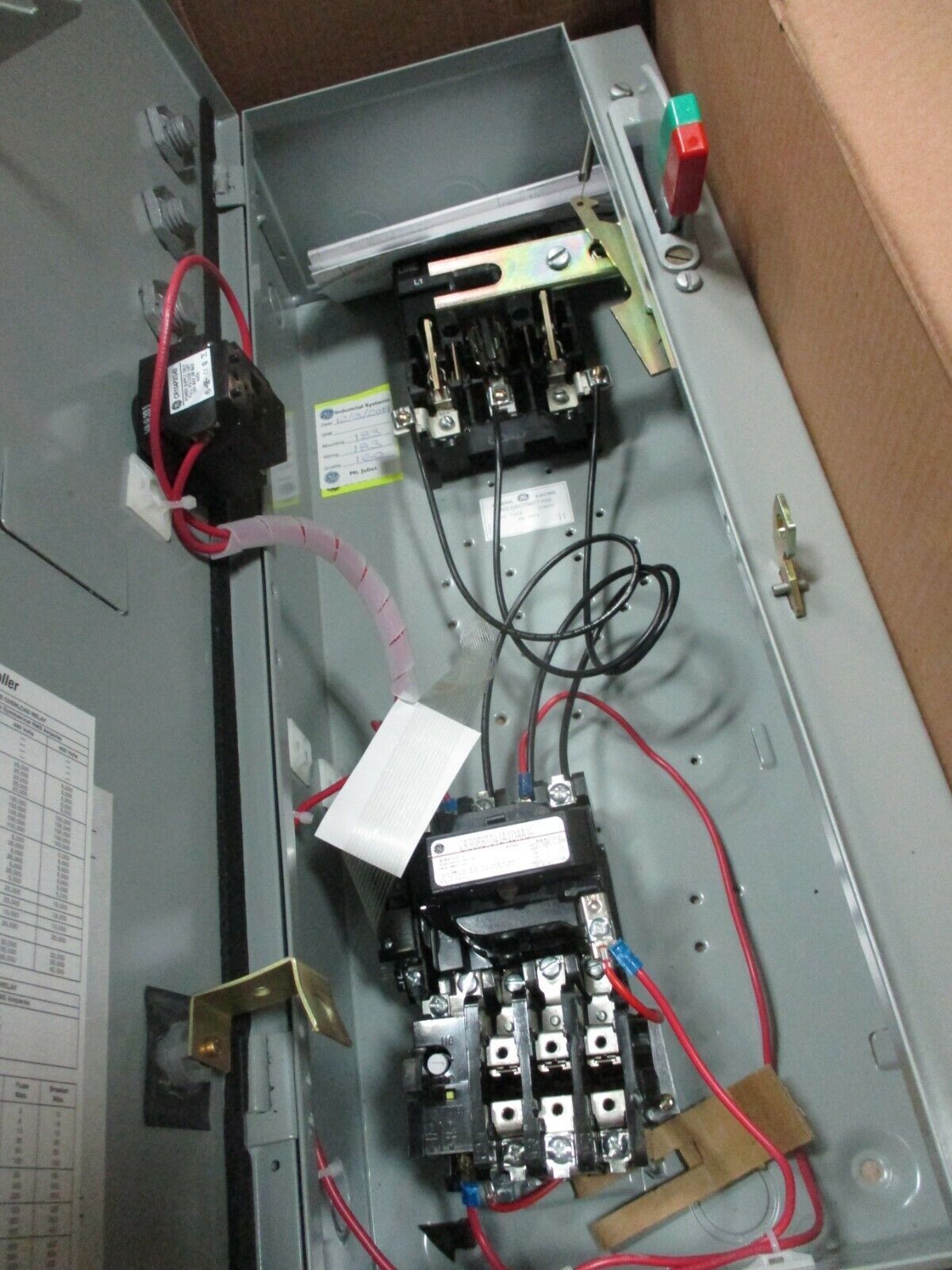 GE Non-Fusible Size 0 Combination CR308BT041A1DAAJA 460-480V Coil New Surplus