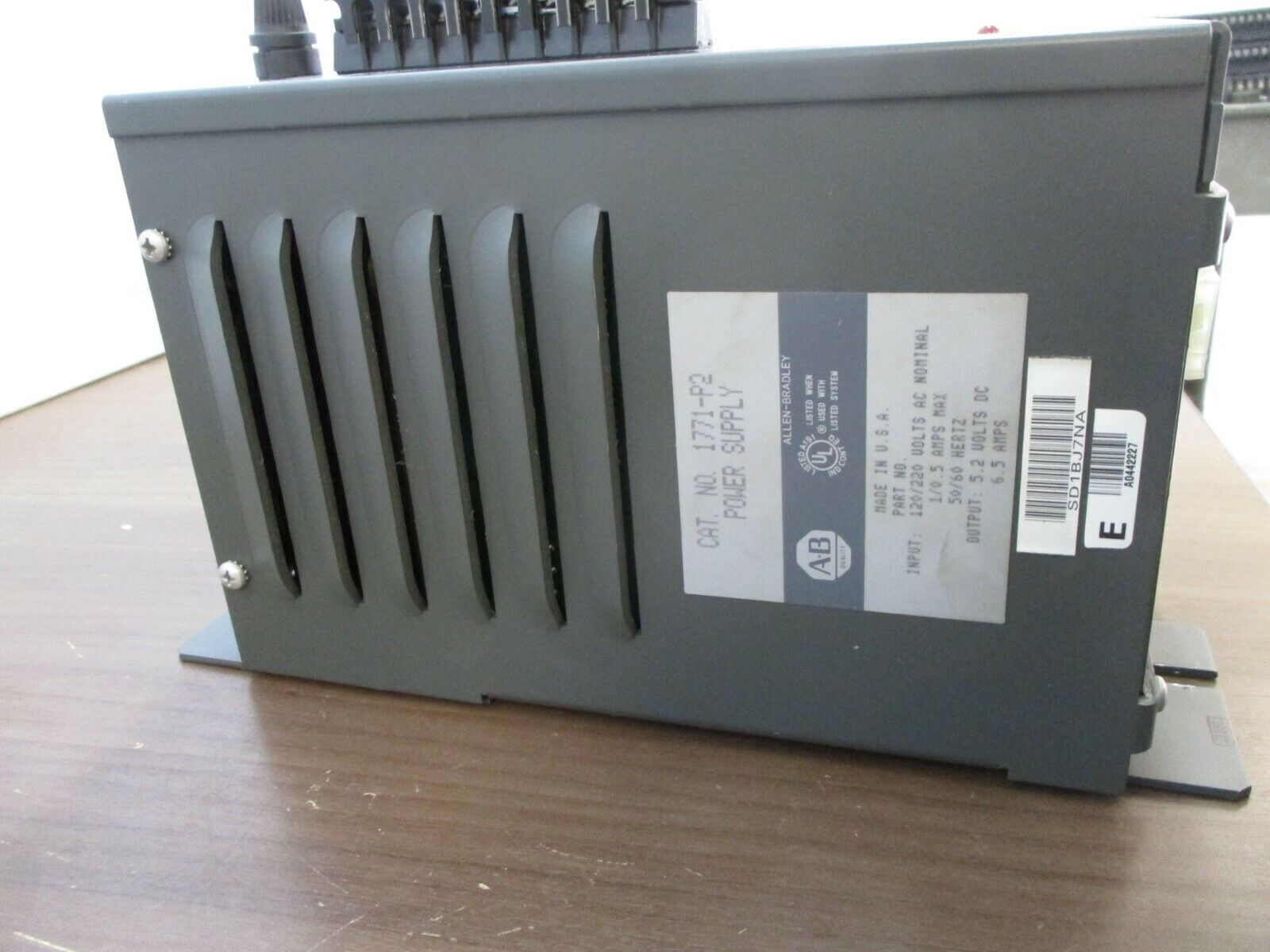 Allen-Bradley Power Supply 1771-P2 75VA 120/220V 50/60Hz 1/0.5A Used
