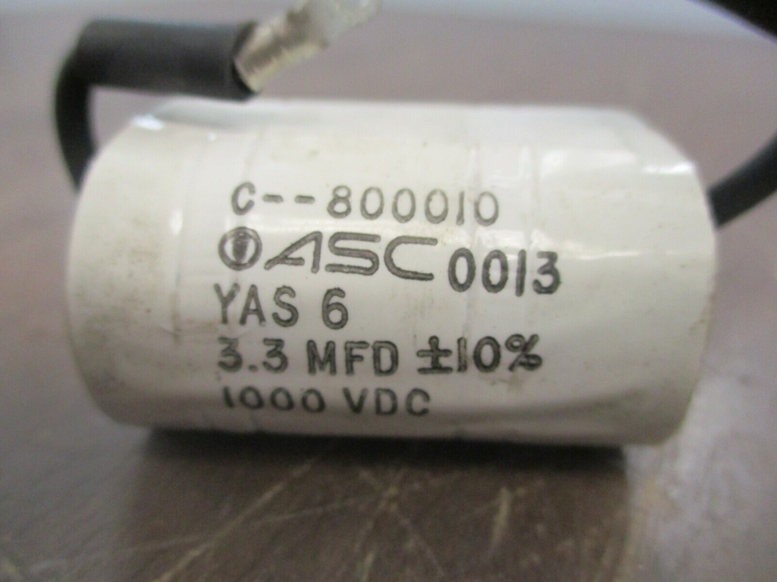 ASC Capacitor YAS 6 3.3MFD±10% 1000VDC Used