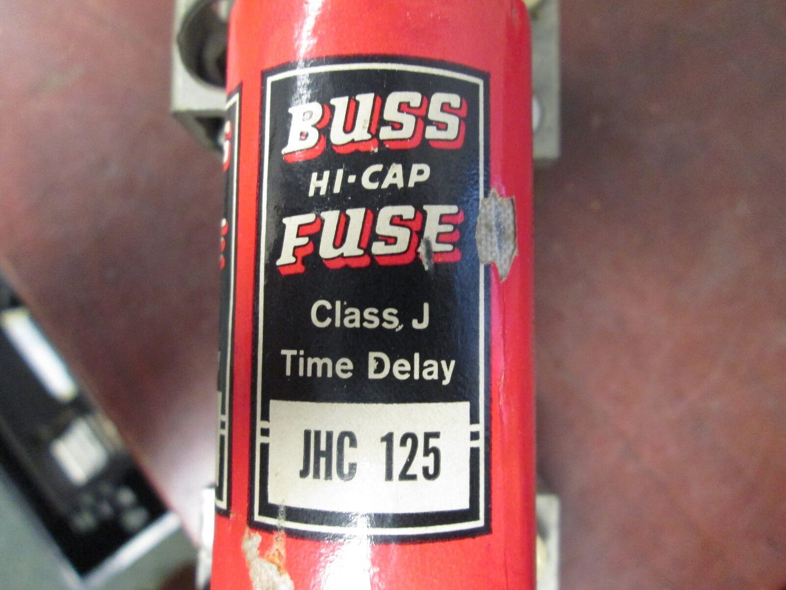 Fuse Block 200A 600V 1P w/ JHC 125 Fuse 125A 600V Used