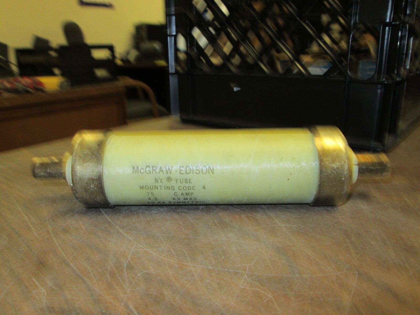 Mcgraw-Edison NX Fuse FA1H 75 75A 4.3kV Used