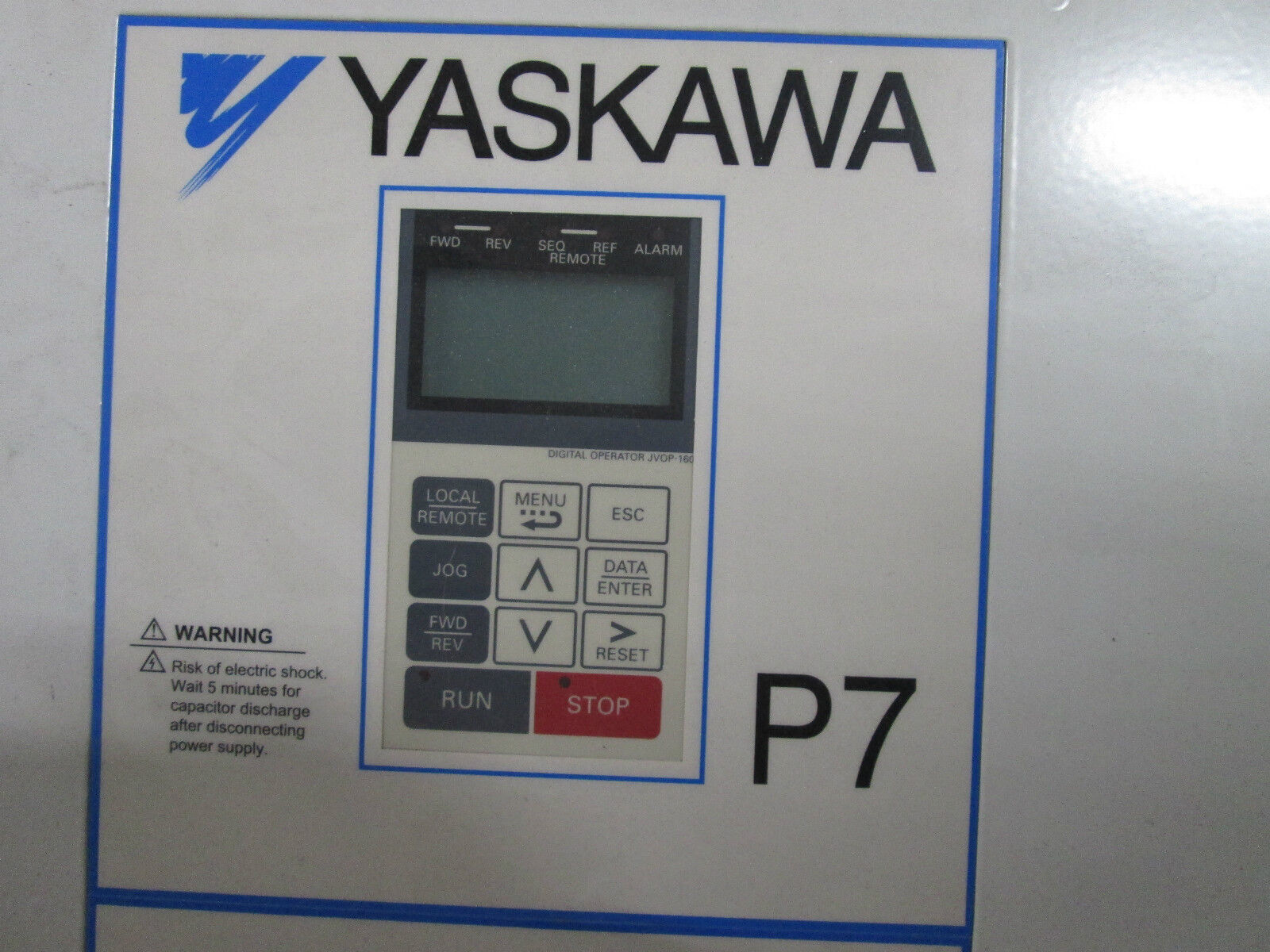 Yaskawa AC Drive w/ Disconnect CIMR-97U4011 21kVA In: 480V 33A Out: 0-460V 27A