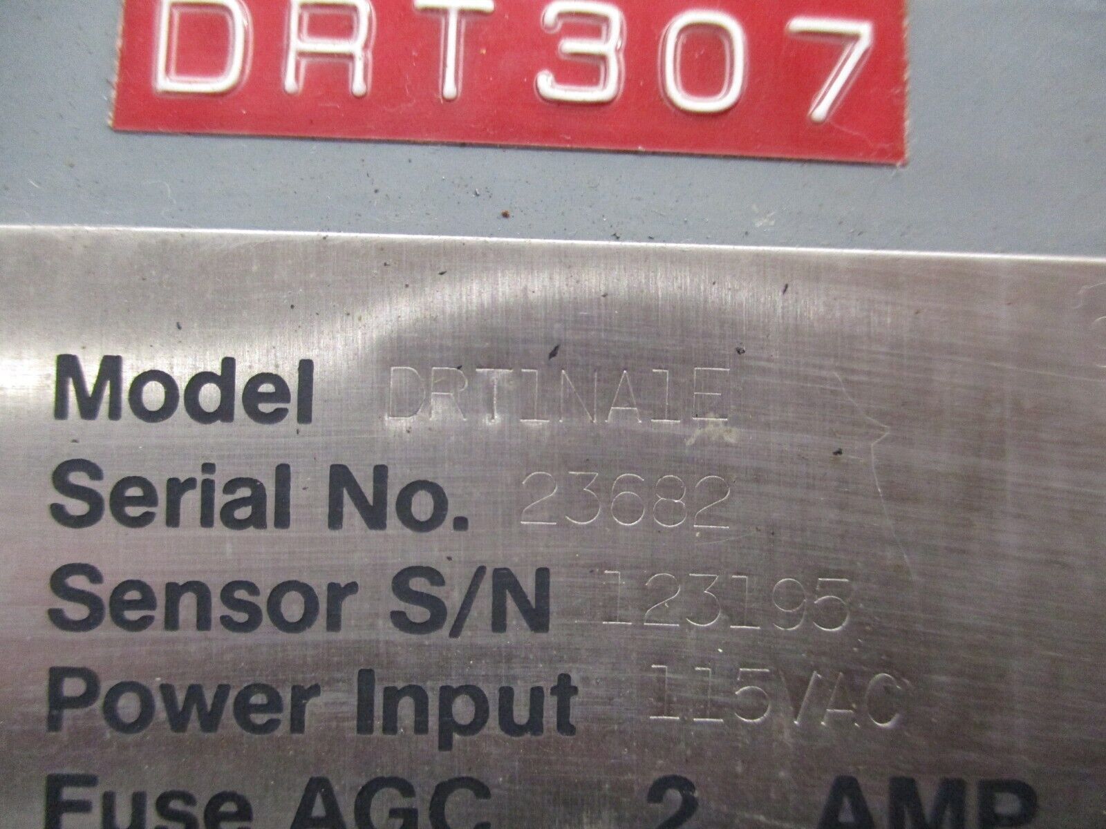 Micro Motion DRT Digital Rate Totalizer DRT1NA1E 115VAC 0.2A *Chipped Cover*