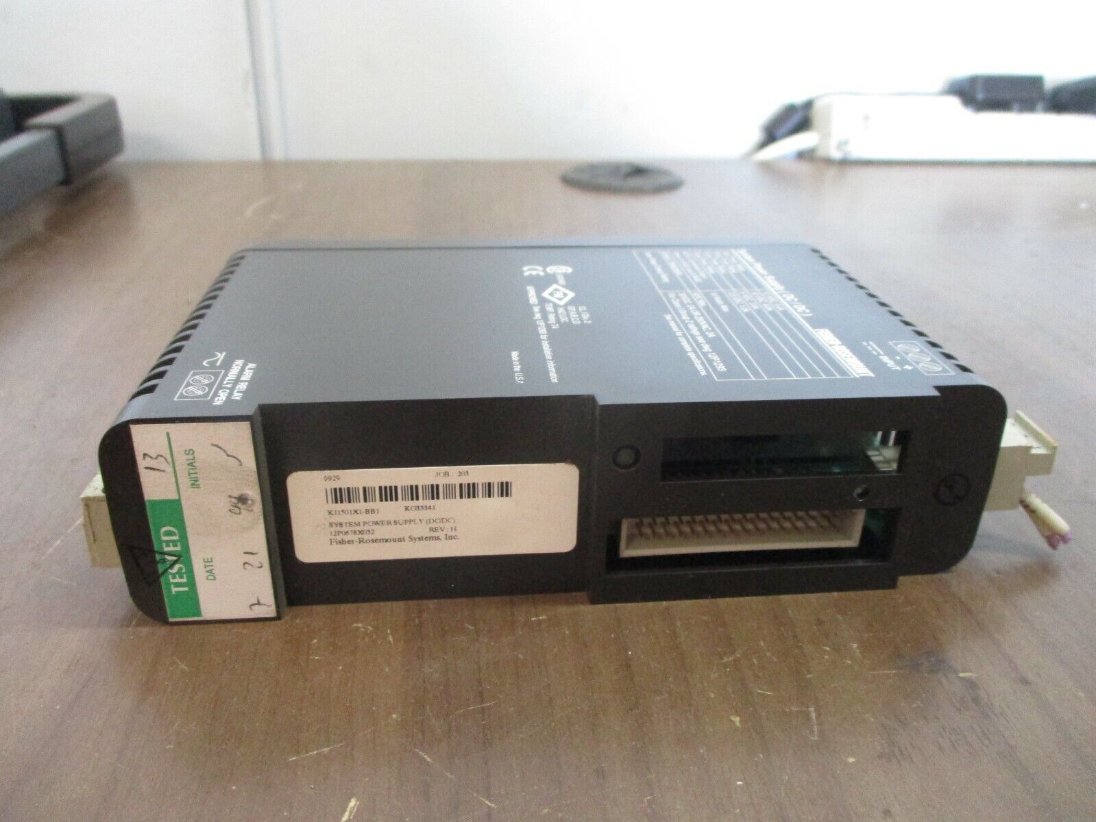 Fisher-Rosemount KJ1501X1-BB1 Delta V System Power Supply 12P0678X032 Rev. H