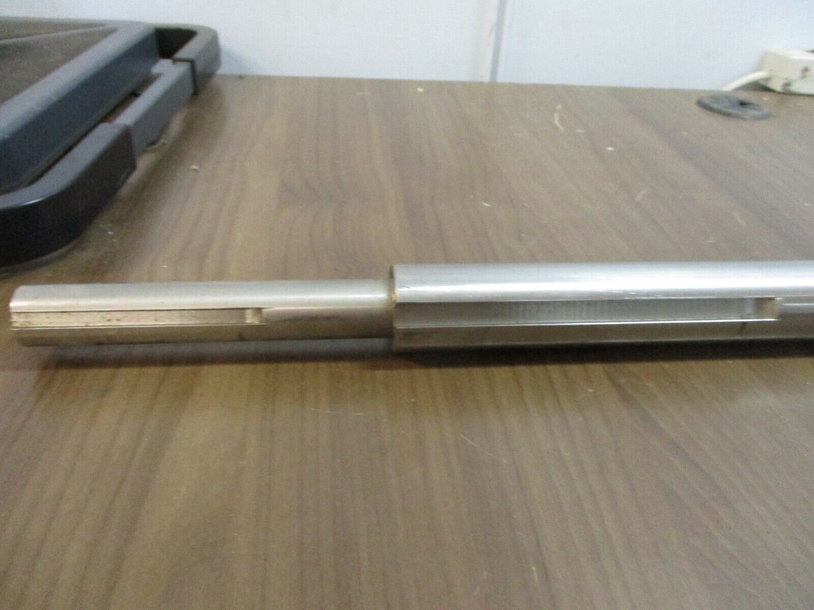 Misc. Brand Stainless Steel Shaft Length: 46.5" Diameter: 1.75" to 1 1/8"