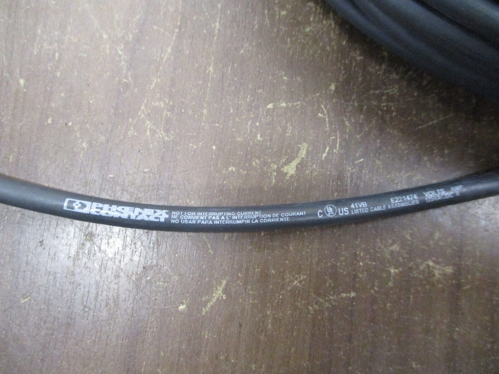 Phoenix Contact Cable E221474 125V AC/DC 4A Used