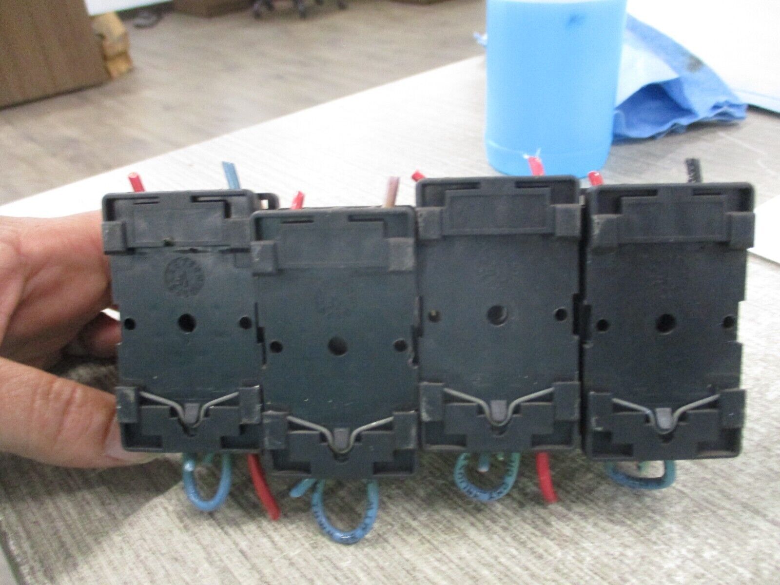 Allen-Bradley Relay 700-HA32A1 Ser. A 120V Coil W/Base Lot of 4 Used