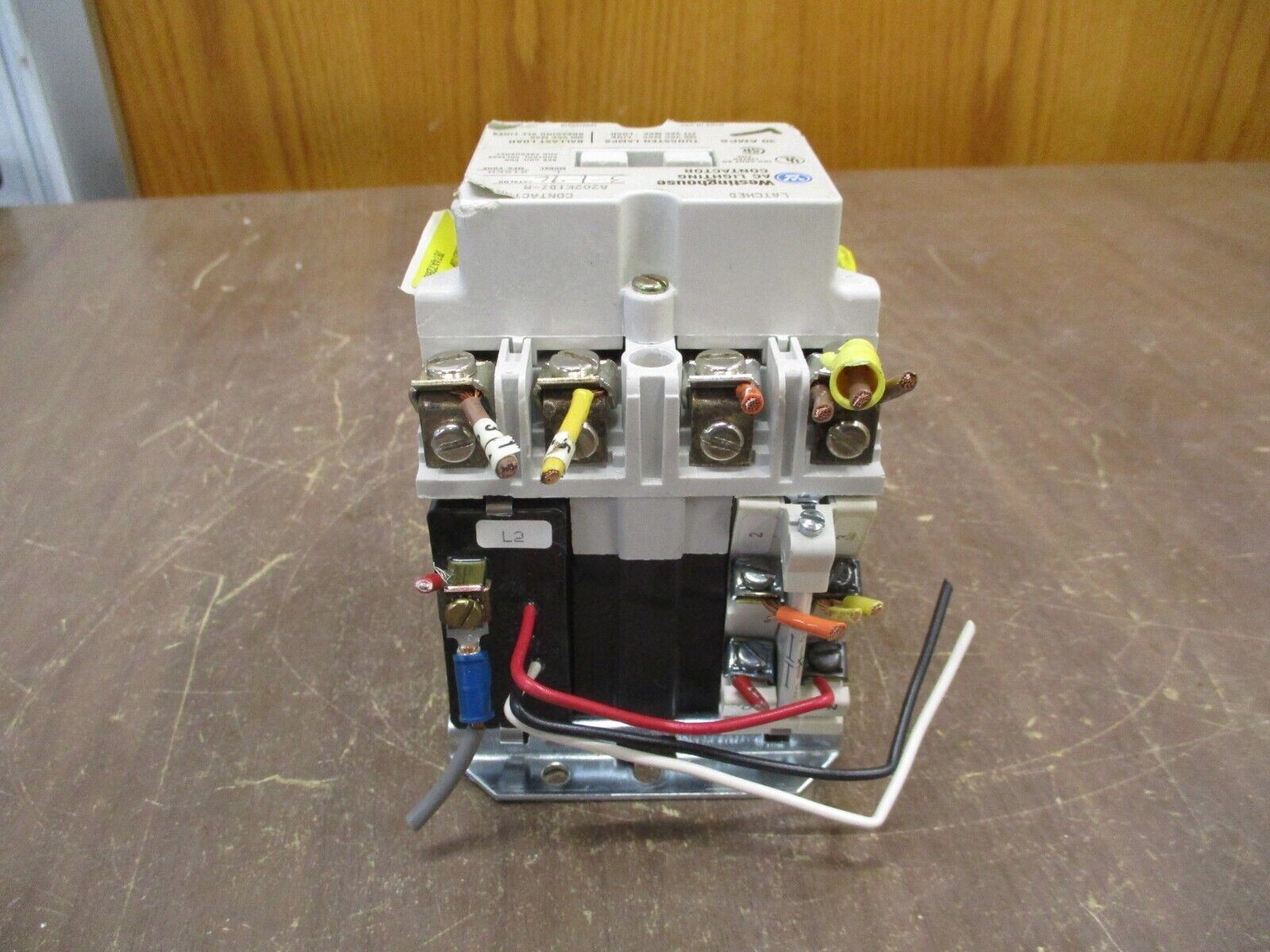 Westinghouse AC Lighting Contactor A202K1DZ-M 277V Coil 30A 600V 3Ph Used