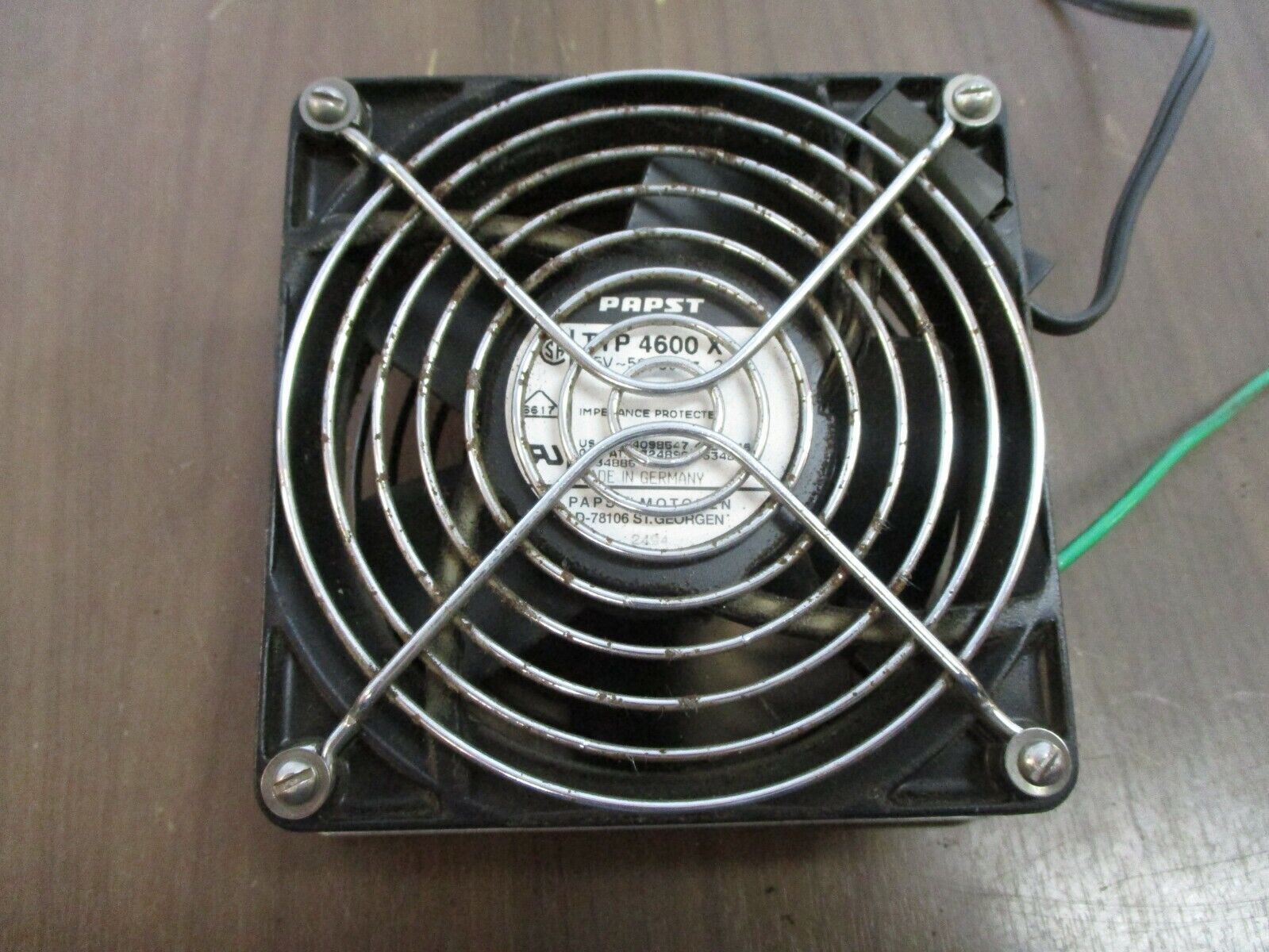 Papst Axial Fan 4600 X 115V 50/60Hz 20W Used