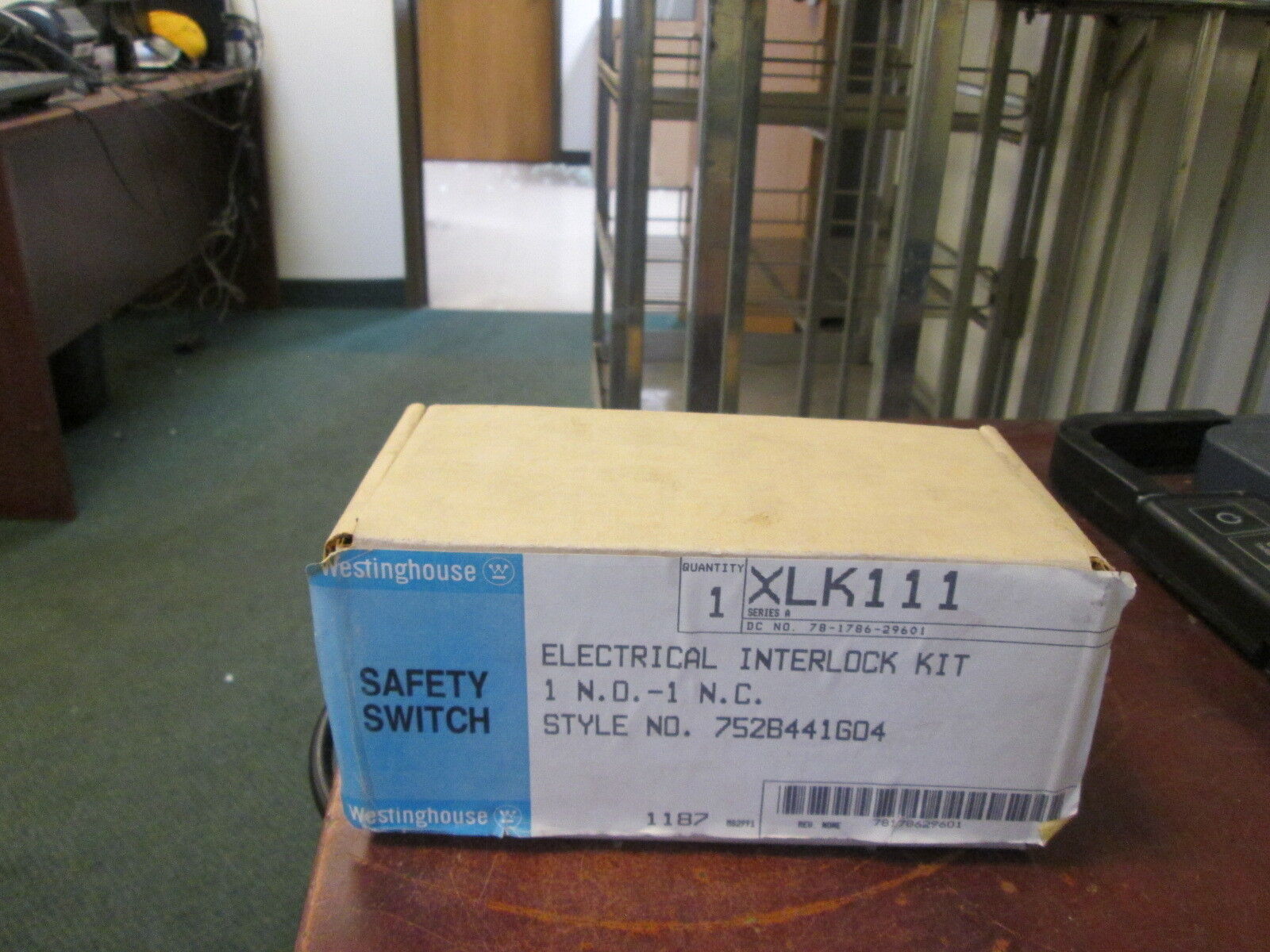Westinghouse XLK111 Electrical Interlock Kit 752B441G04 1 N.O.-1 N.C.