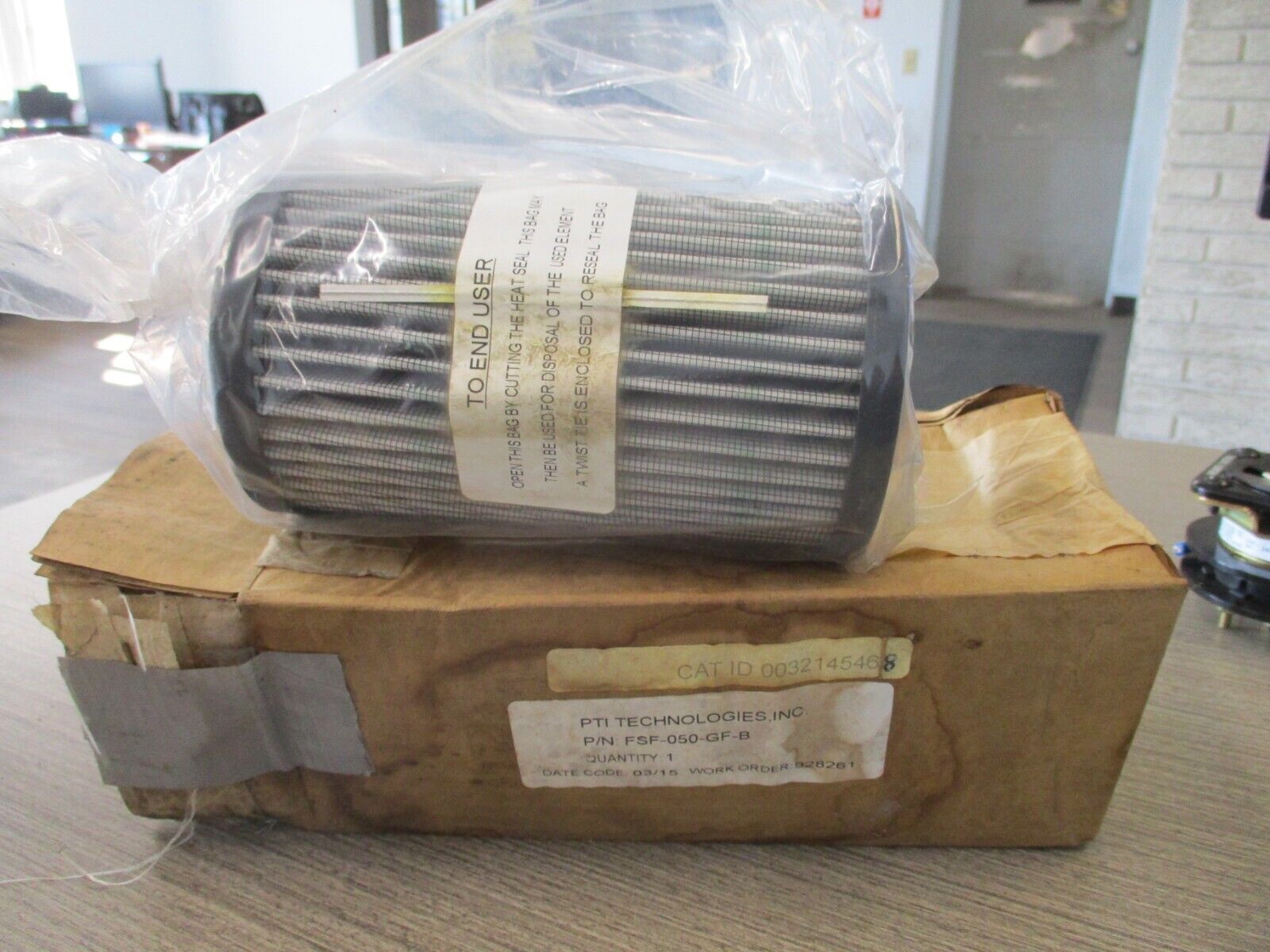 PTI Filter Element FSF-050-GF-B Some Shelf wear. New Surplus