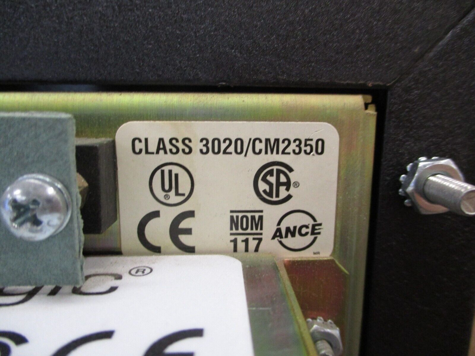 Square D PowerLogic Circuit Monitor 3020 CM2350 w/ 3020 IOM-44 Used