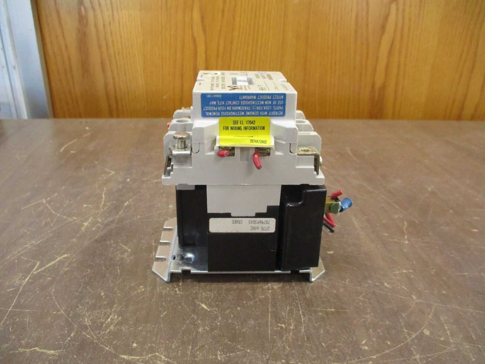 Westinghouse AC Lighting Contactor A202K1KZ-M 277V Coil 30A 600V Used