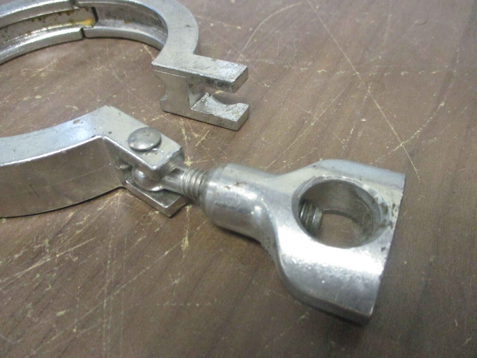 Misc. Brand Stainless Steel Sanitary Tri-Clamp Size: 3-1/4" Used