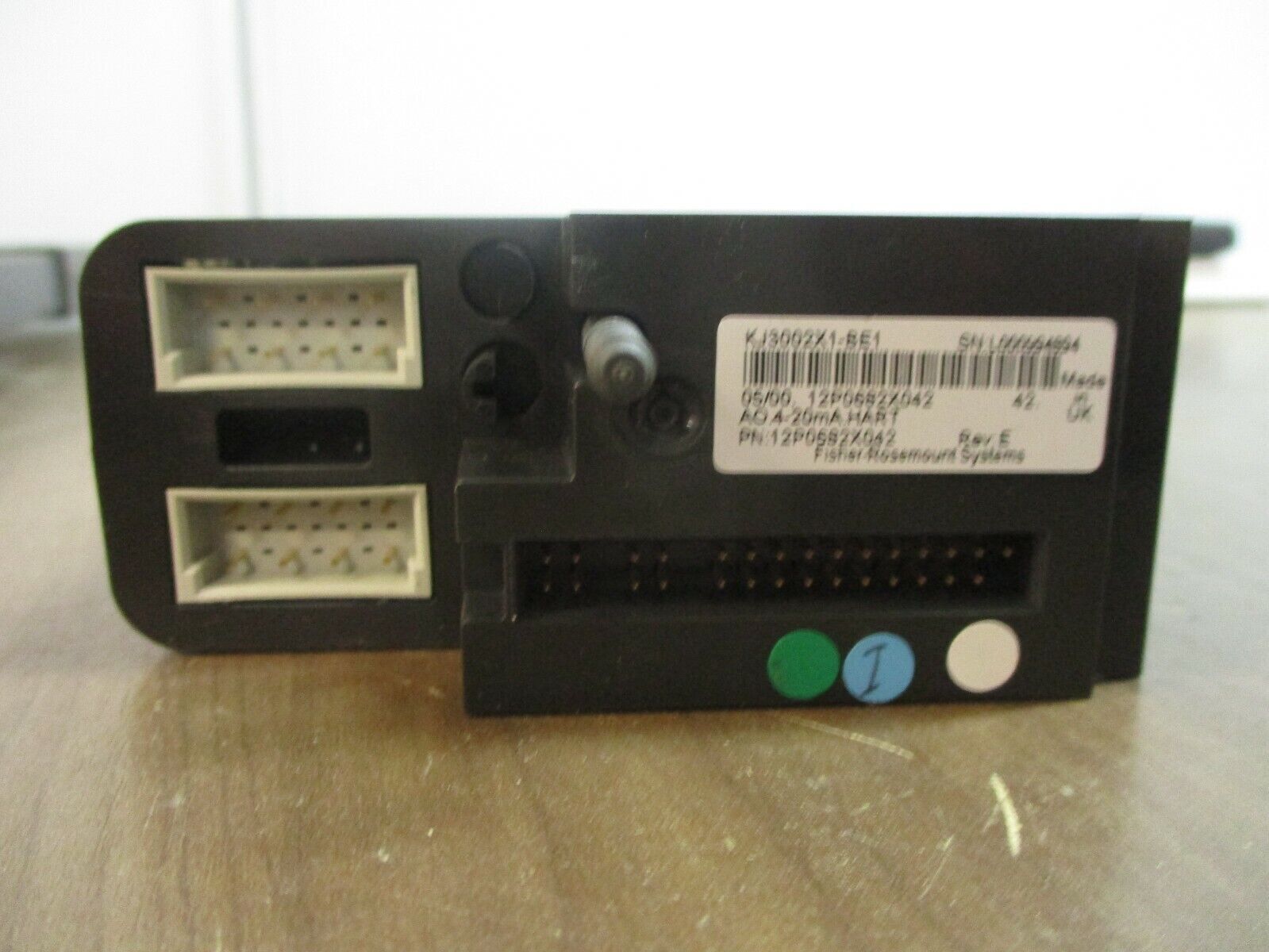 Fisher-Rosemount KJ3002X1-BE1 Delta V Analog Output HART Module 12P0682X042 Used