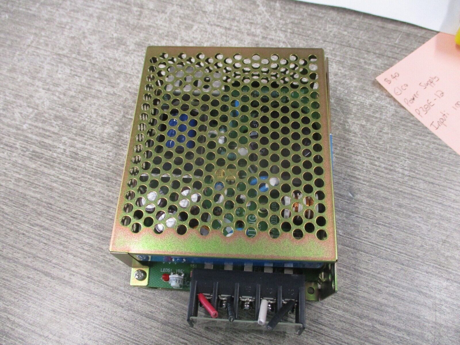 Elco Power Supply P30E-12 Input 100-240VAC 50-60HZ 0.7A Output 12V 2.5A Used