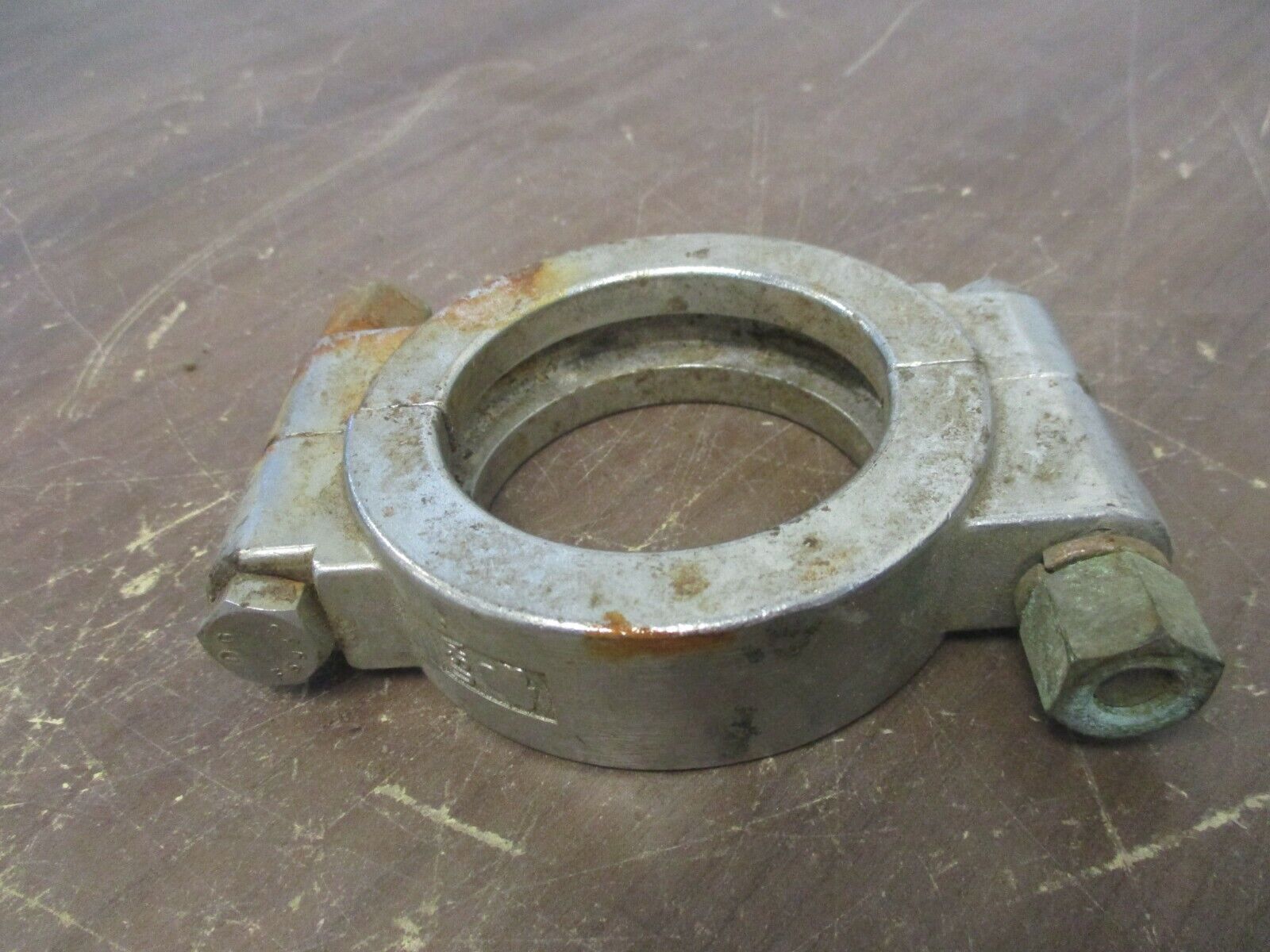 Misc. Brand Stainless Steel High-Pressure Sanitary Clamp Size: 2" Used