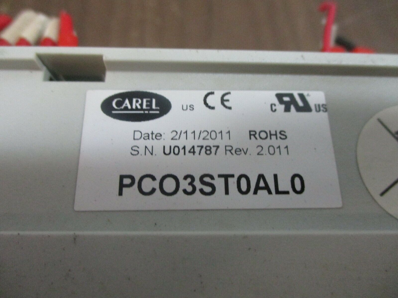 Carel Stulz E² Microprocessor Controller PCO3ST0AL0 Rev. 2.011 24V Used
