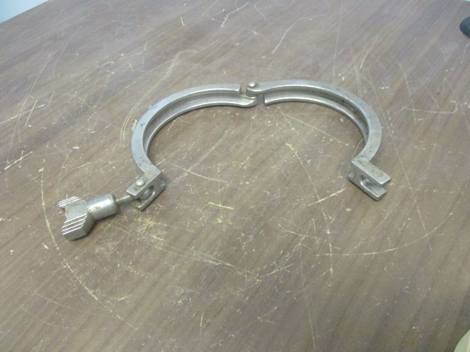 Misc Brand Stainless Steel Sanitary Clamp Size:4" Used