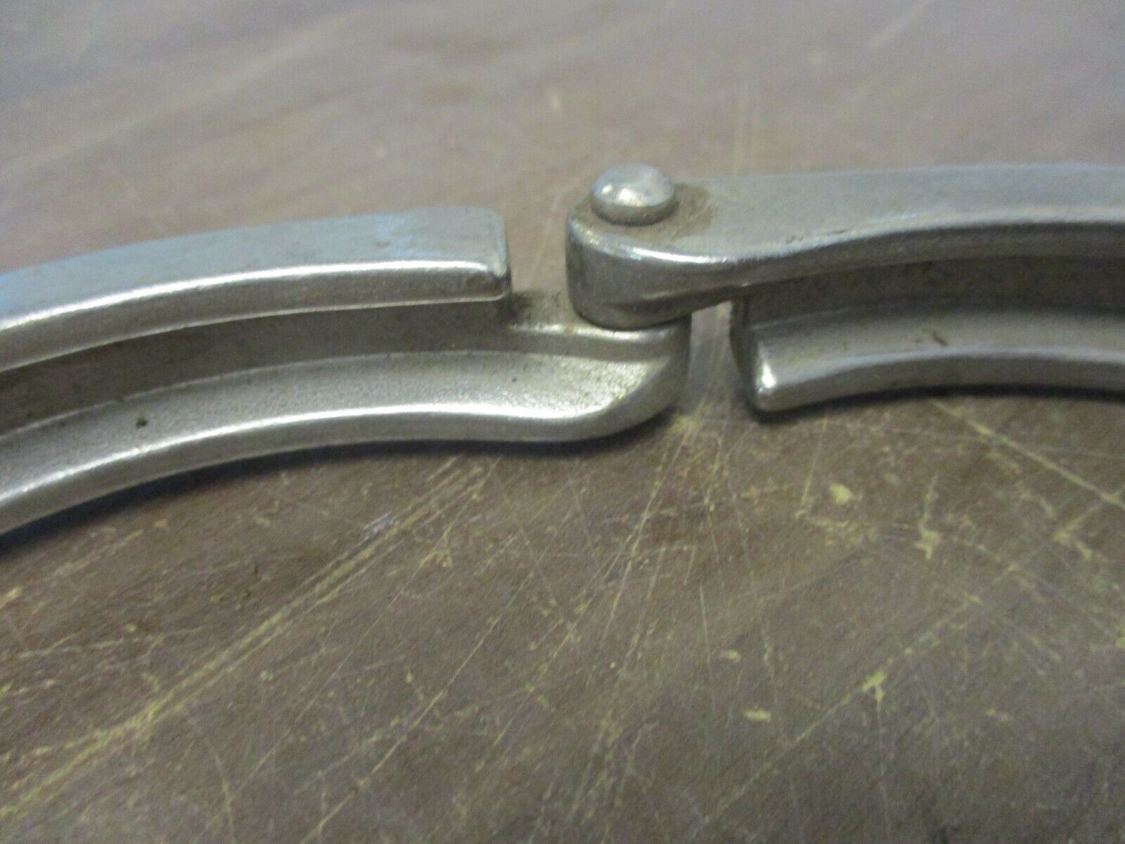 Misc Brand Stainless Steel Sanitary Clamp Size:4" Used
