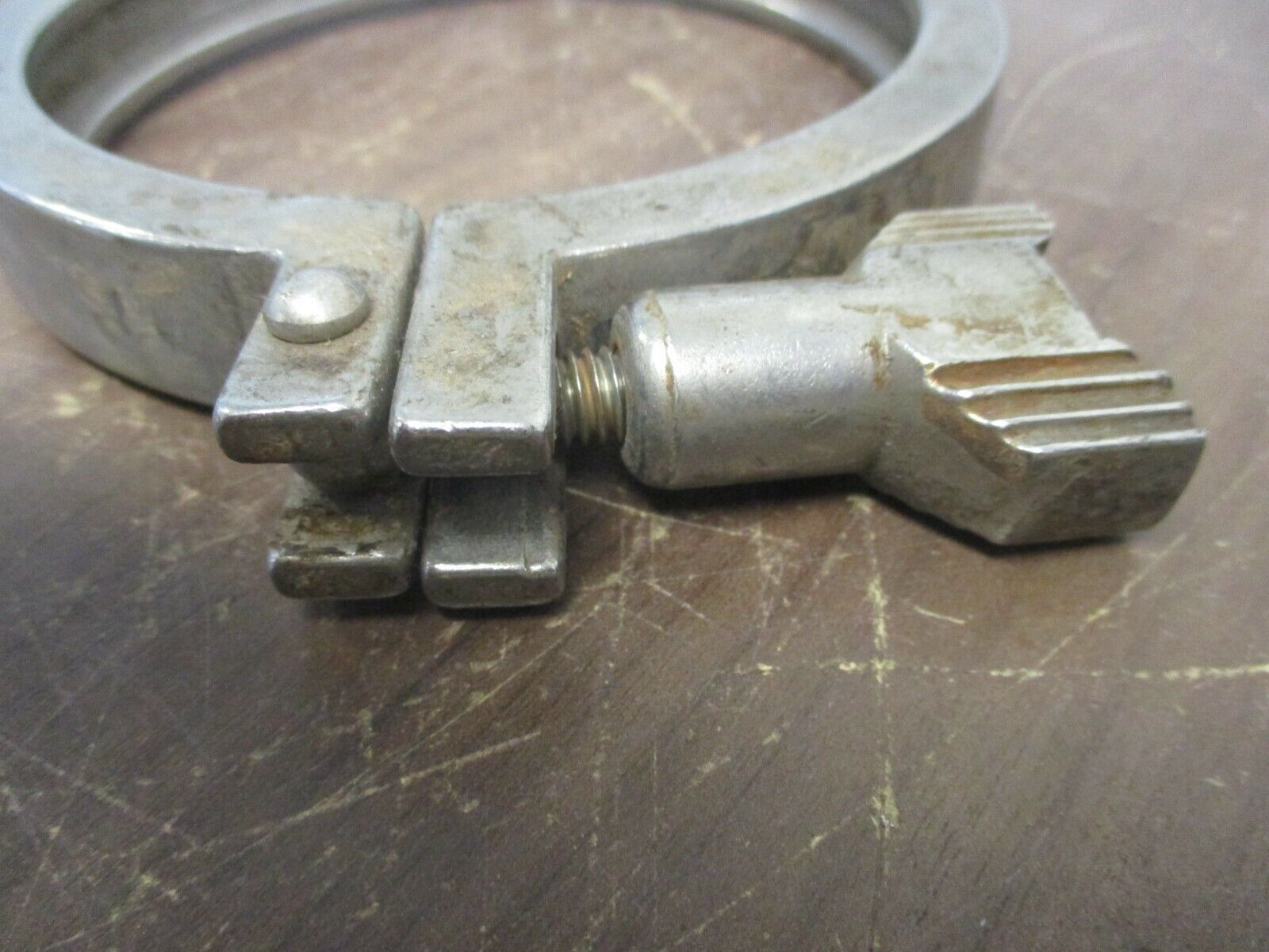 Misc Brand Stainless Steel Sanitary Clamp Size:4" Used