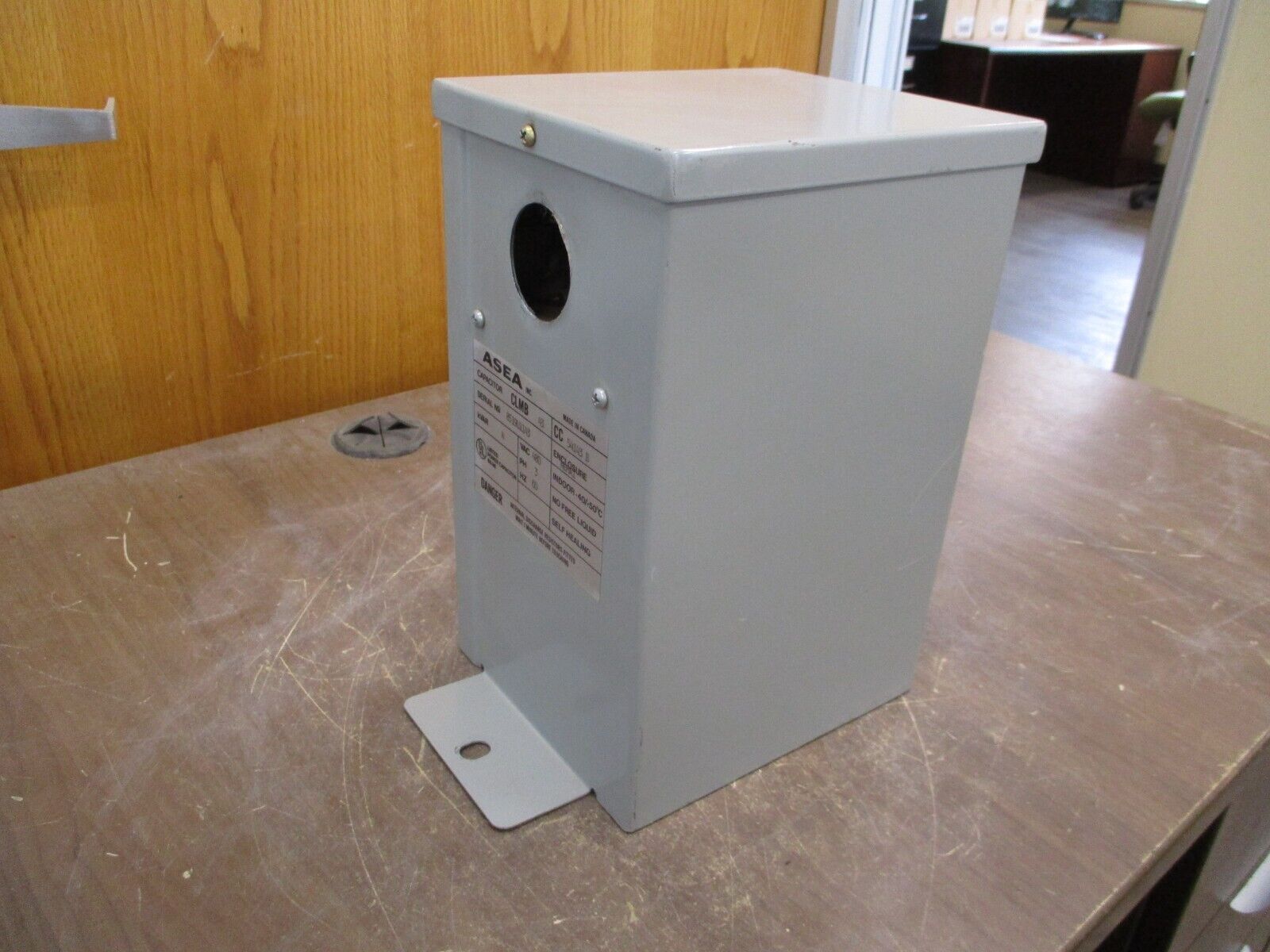 Asea Capacitor CLMB 43 CC 54143 B 4KVAR 480V 3Ph 60Hz Used