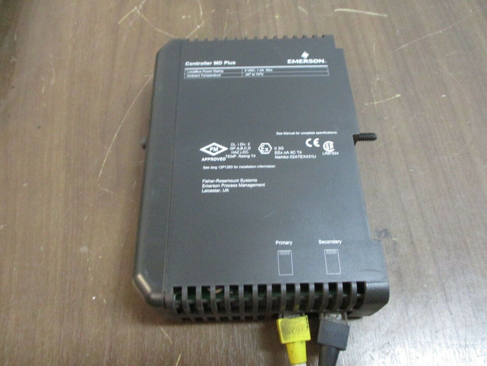 Emerson KJ2003X1-BB1 Delta V Controller MD Plus 12P3439X012 Rev. A Used