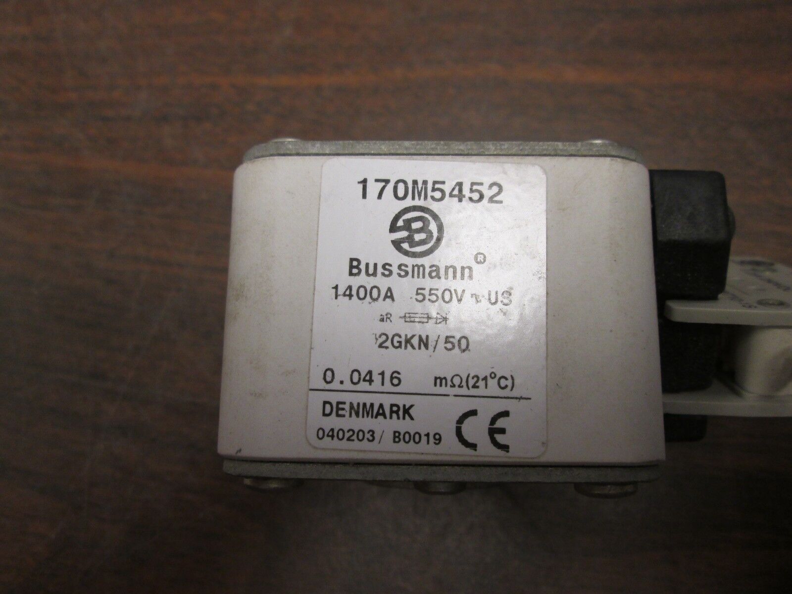 Bussmann Fuse 170M5452 1400A 550V Used